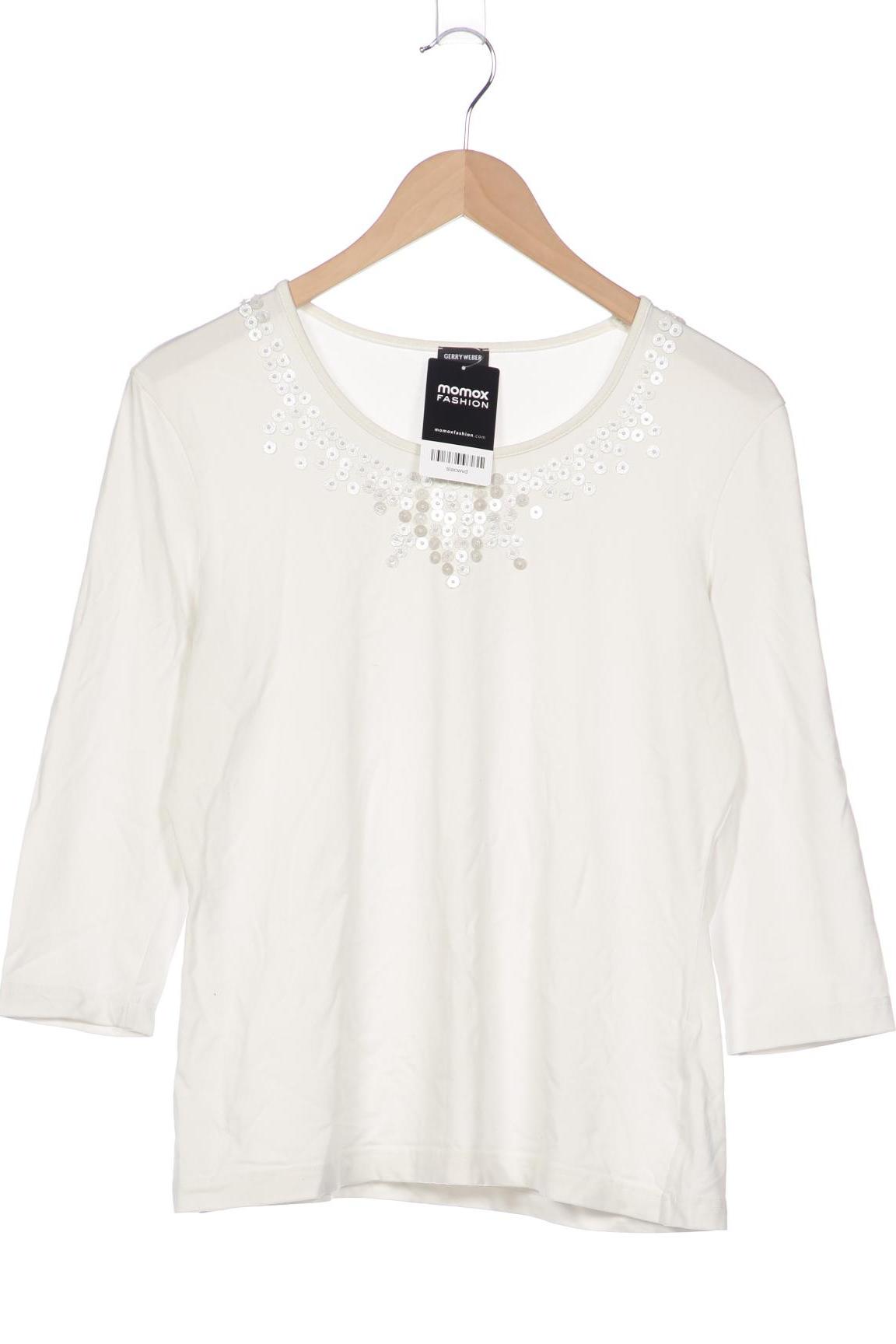 

Gerry Weber Damen Langarmshirt, weiß, Gr. 42