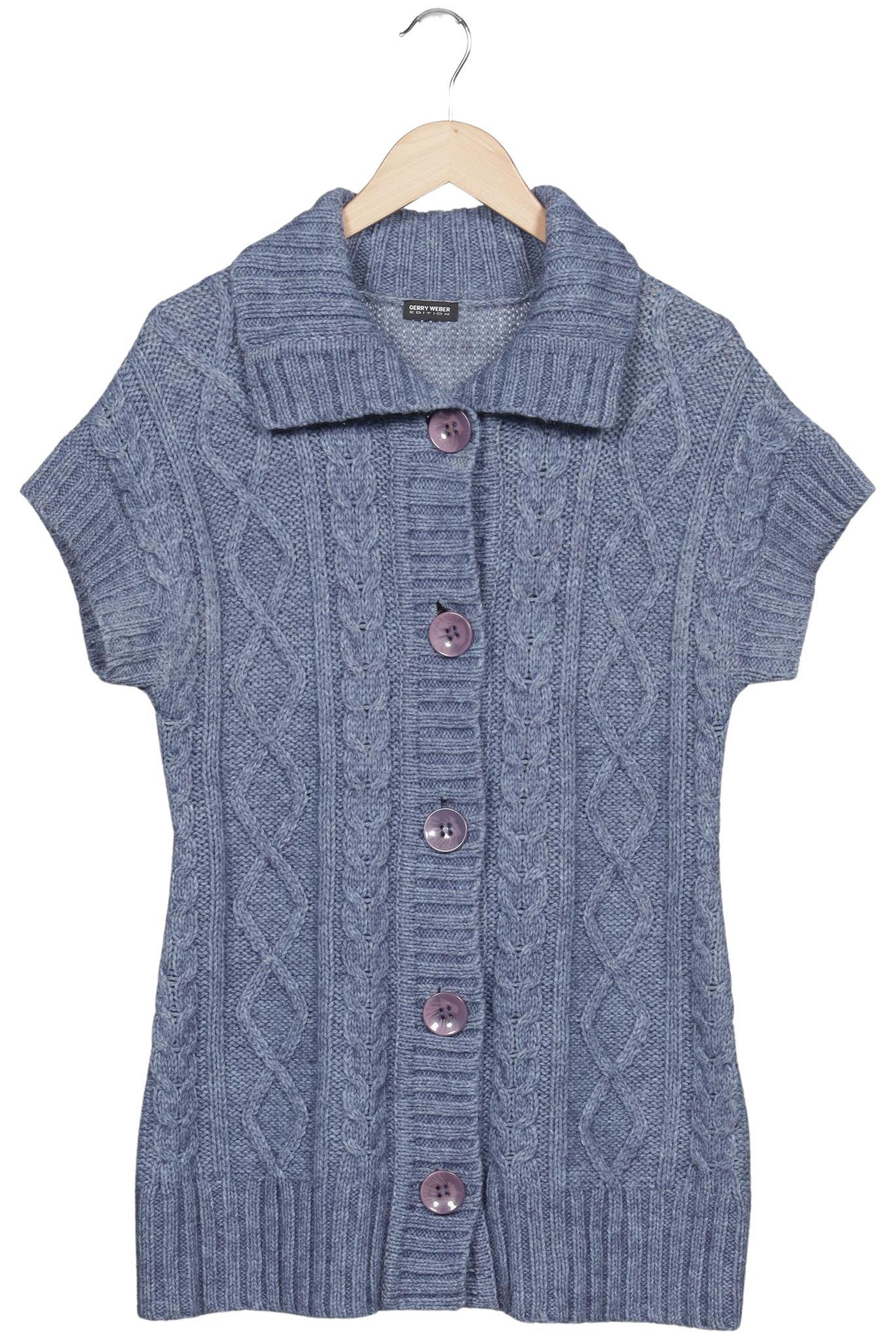 

Gerry Weber Damen Strickjacke, blau, Gr. 42
