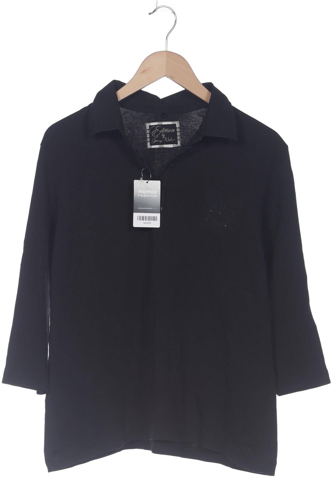

Gerry Weber Damen Poloshirt, schwarz, Gr. 46