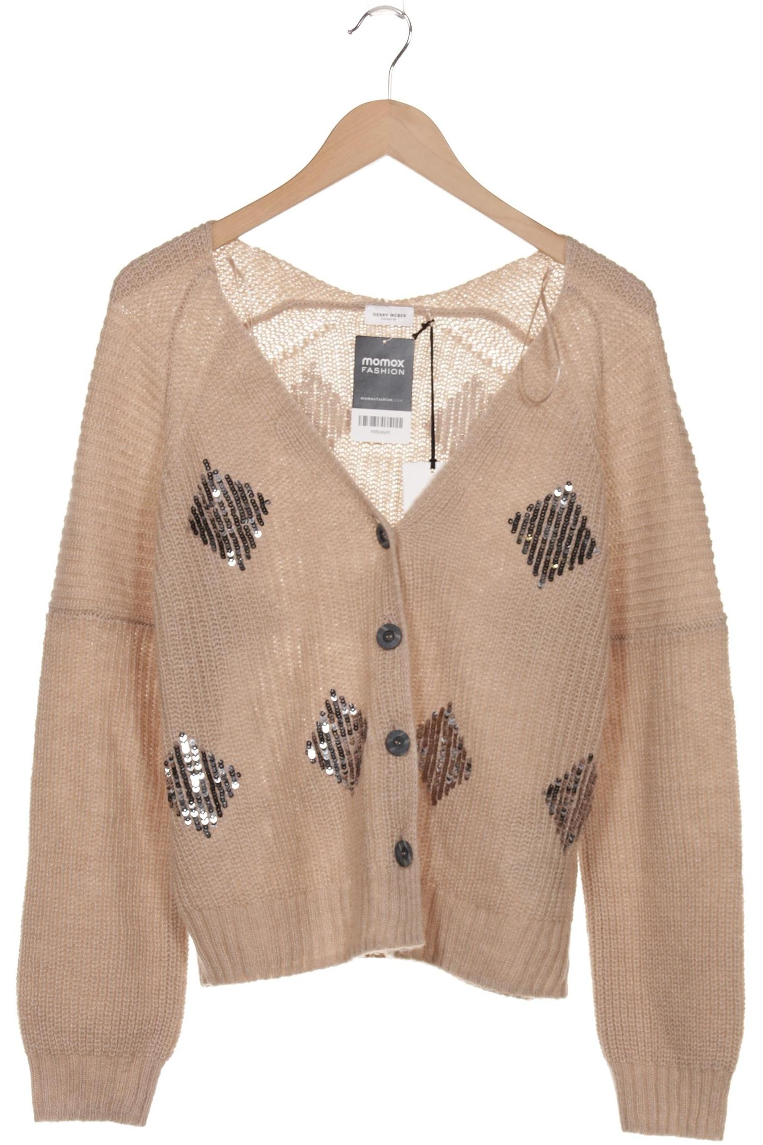 

Gerry Weber Damen Strickjacke, beige, Gr. 40