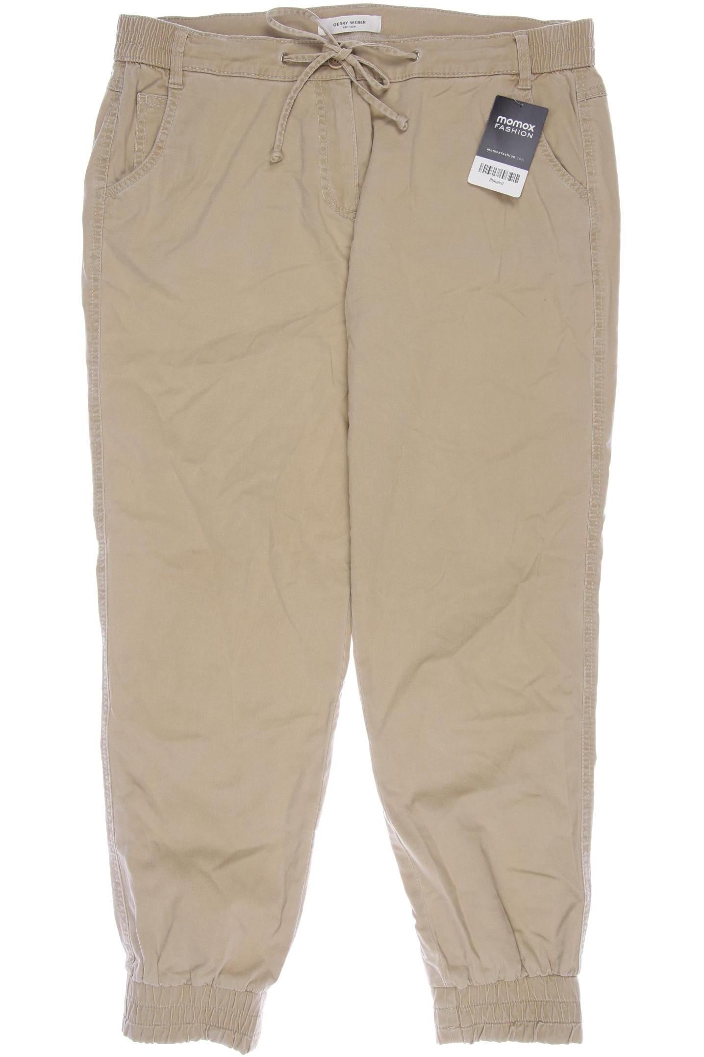 

Gerry Weber Damen Stoffhose, beige, Gr. 42