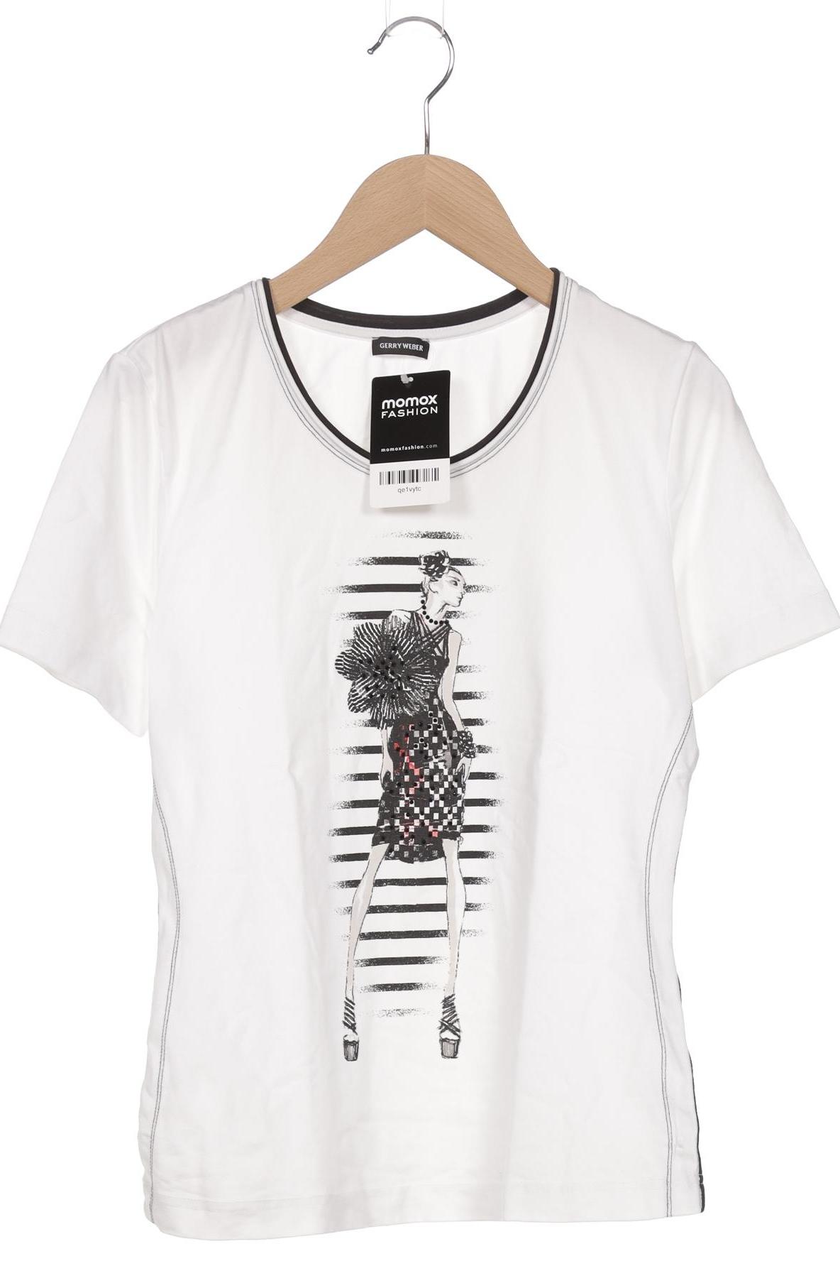 

Gerry Weber Damen T-Shirt, weiß, Gr. 38