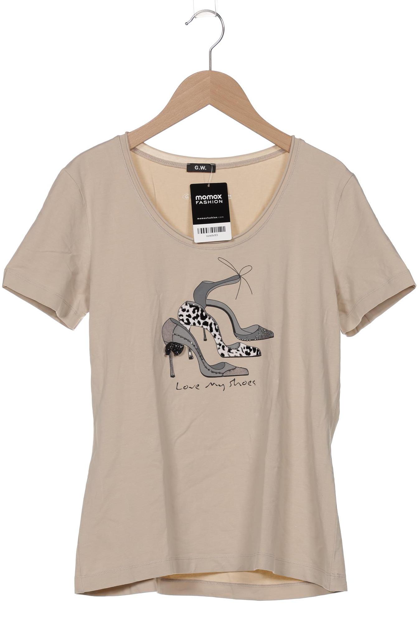 

Gerry Weber Damen T-Shirt, beige, Gr. 38