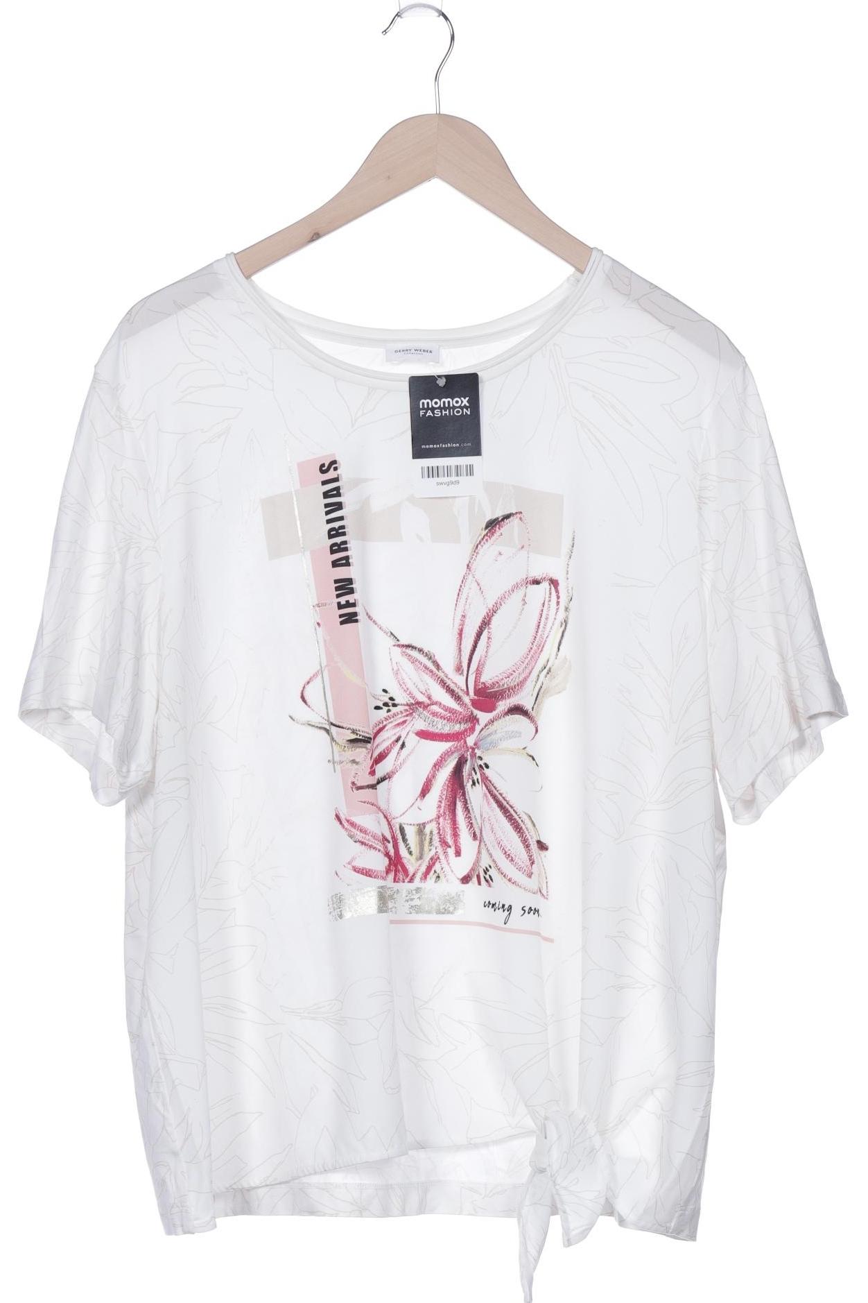 

Gerry Weber Damen T-Shirt, weiß, Gr. 48