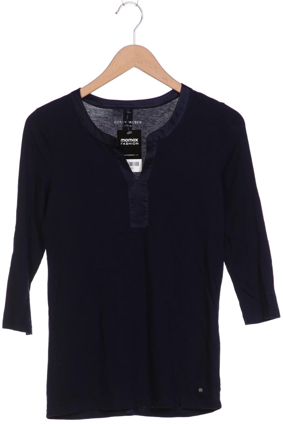 

Gerry Weber Damen Langarmshirt, marineblau, Gr. 34