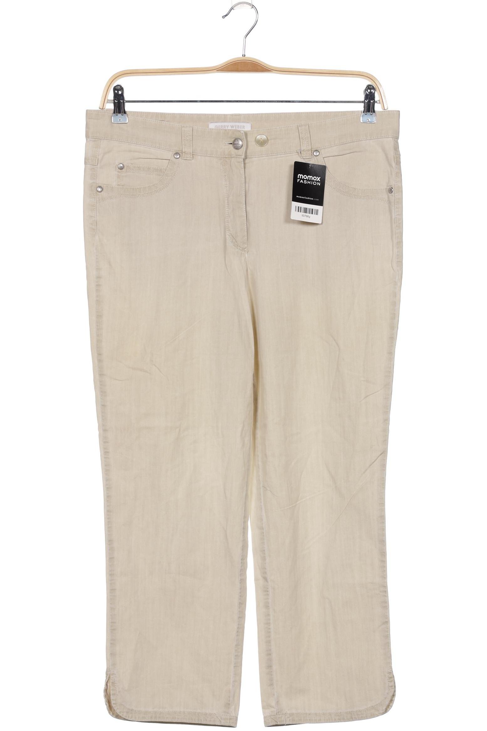 

Gerry Weber Damen Stoffhose, beige, Gr. 44