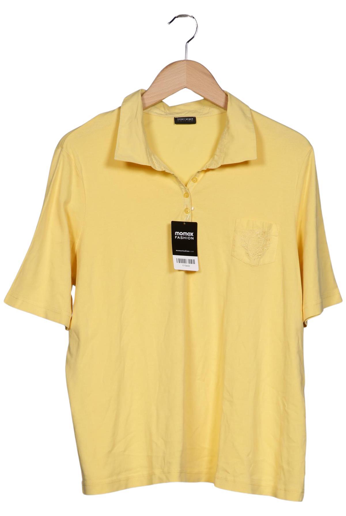 

Gerry Weber Damen Poloshirt, gelb, Gr. 48