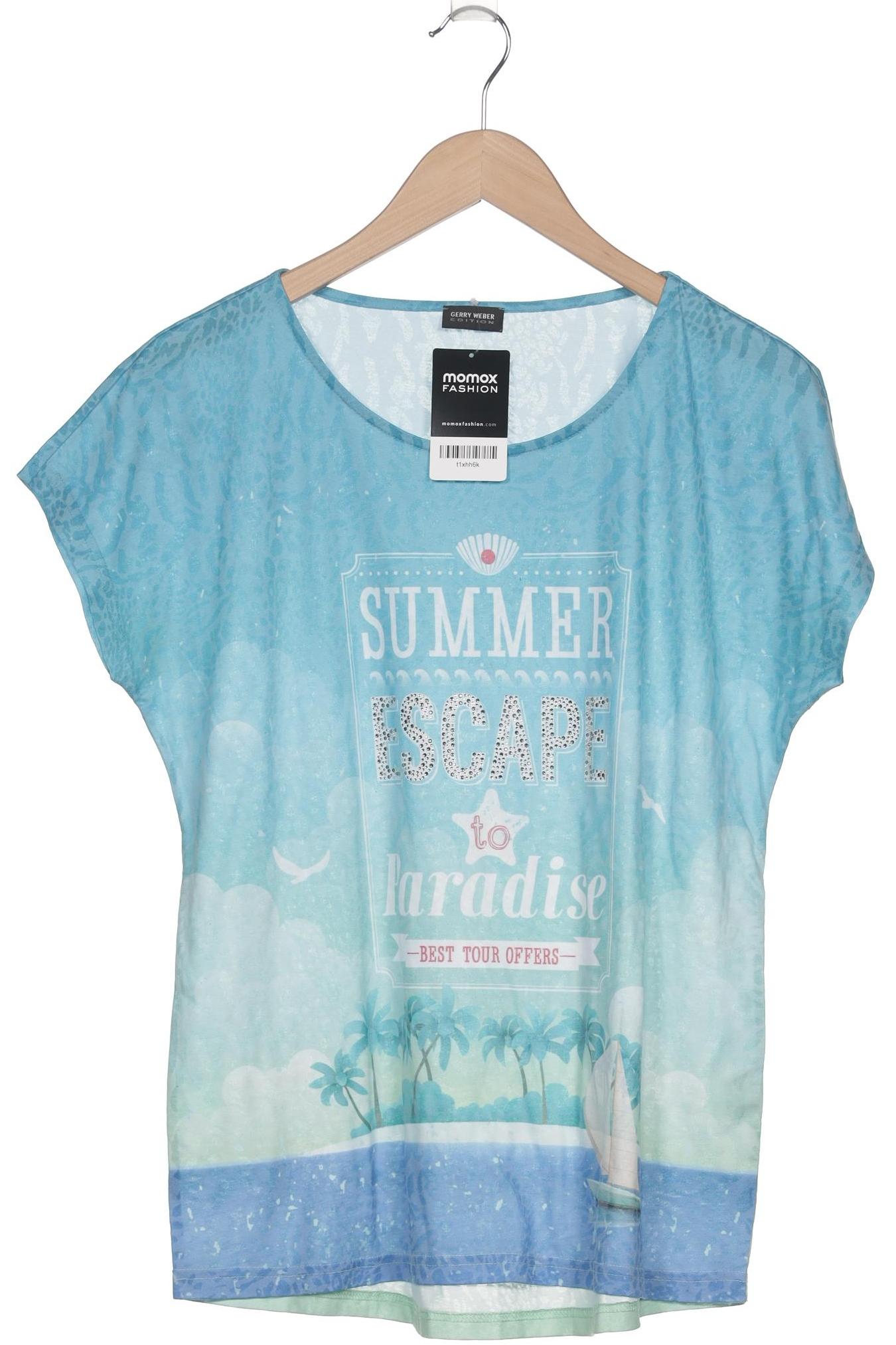 

Gerry Weber Damen T-Shirt, mehrfarbig, Gr. 42