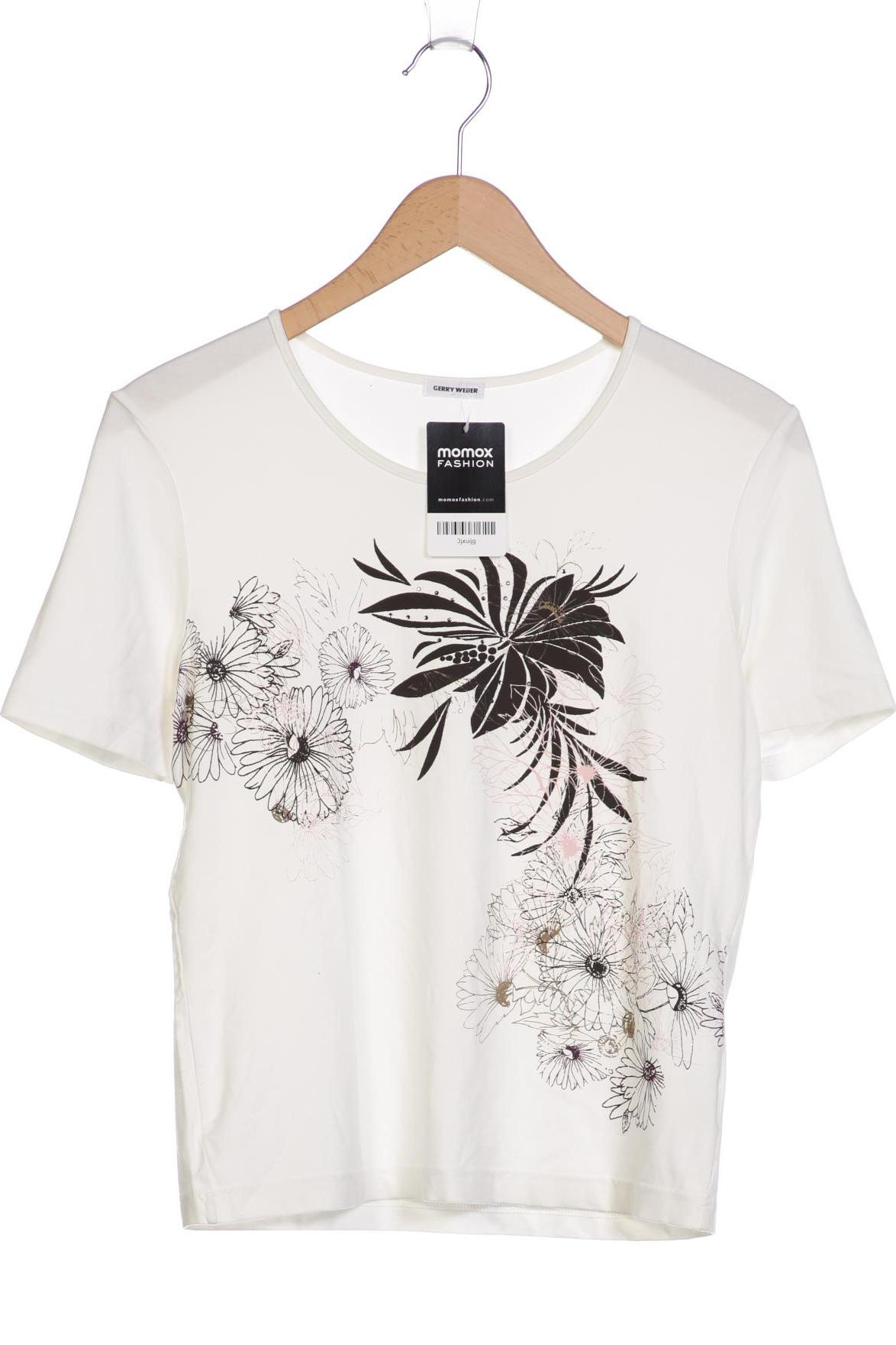 

Gerry Weber Damen T-Shirt, weiß, Gr. 38