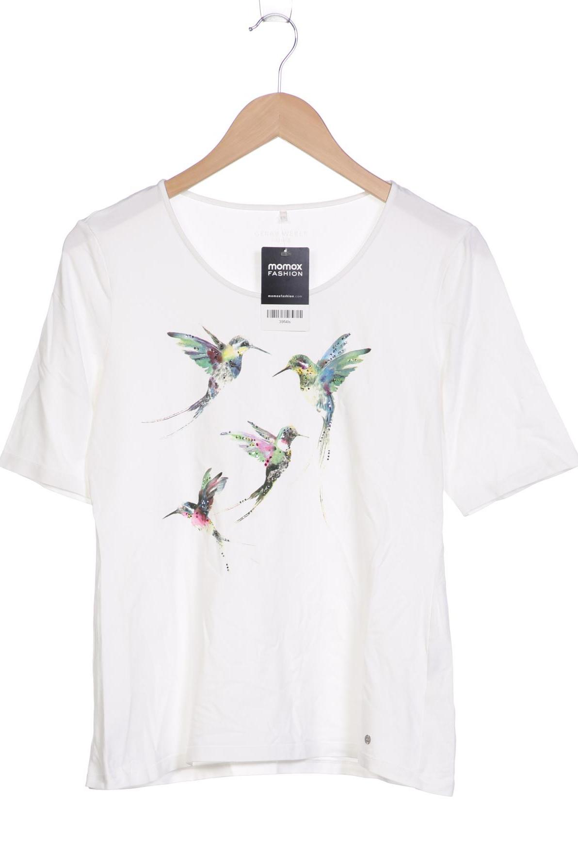 

Gerry Weber Damen T-Shirt, weiß, Gr. 38