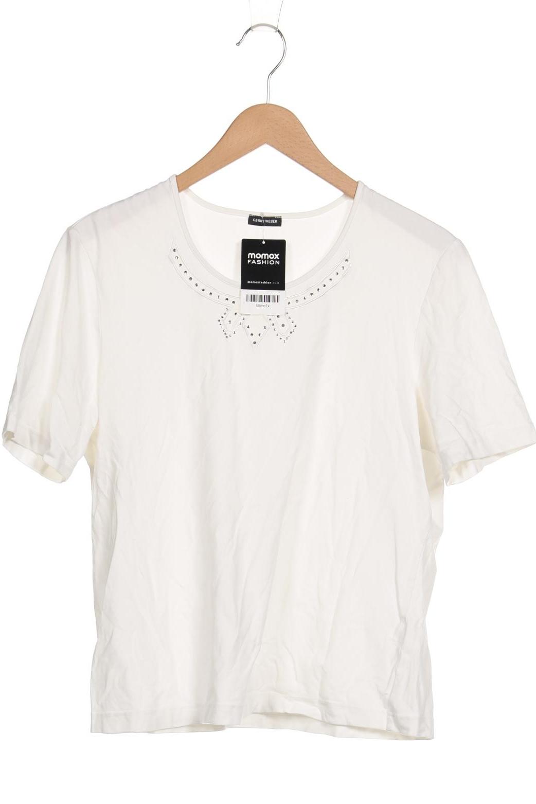 

Gerry Weber Damen T-Shirt, weiß, Gr. 44