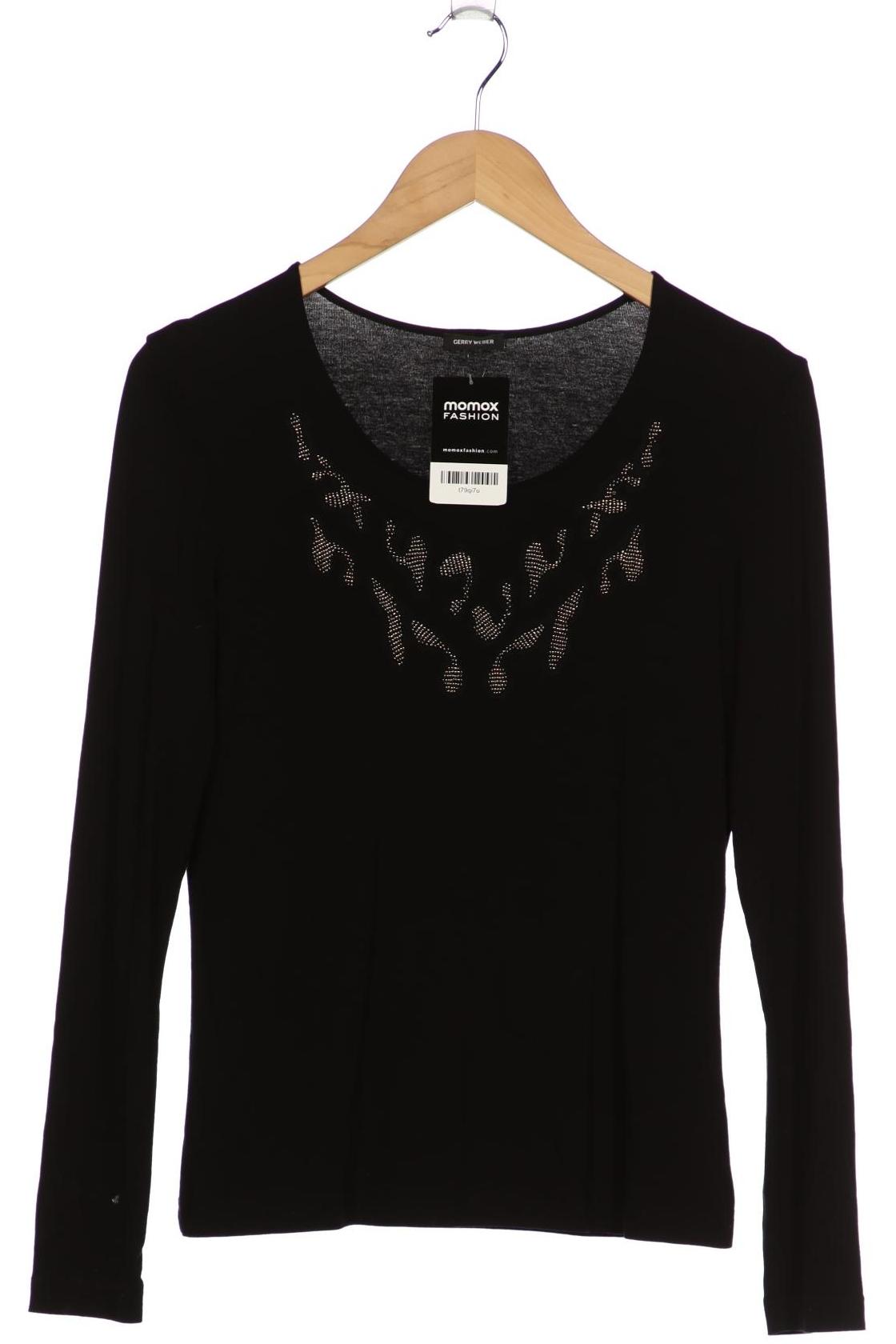 

Gerry Weber Damen Langarmshirt, schwarz, Gr. 36