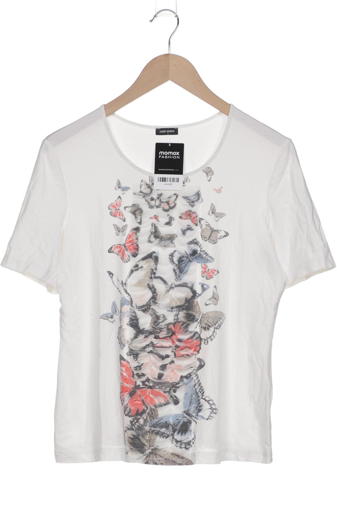 

Gerry Weber Damen T-Shirt, weiß, Gr. 42