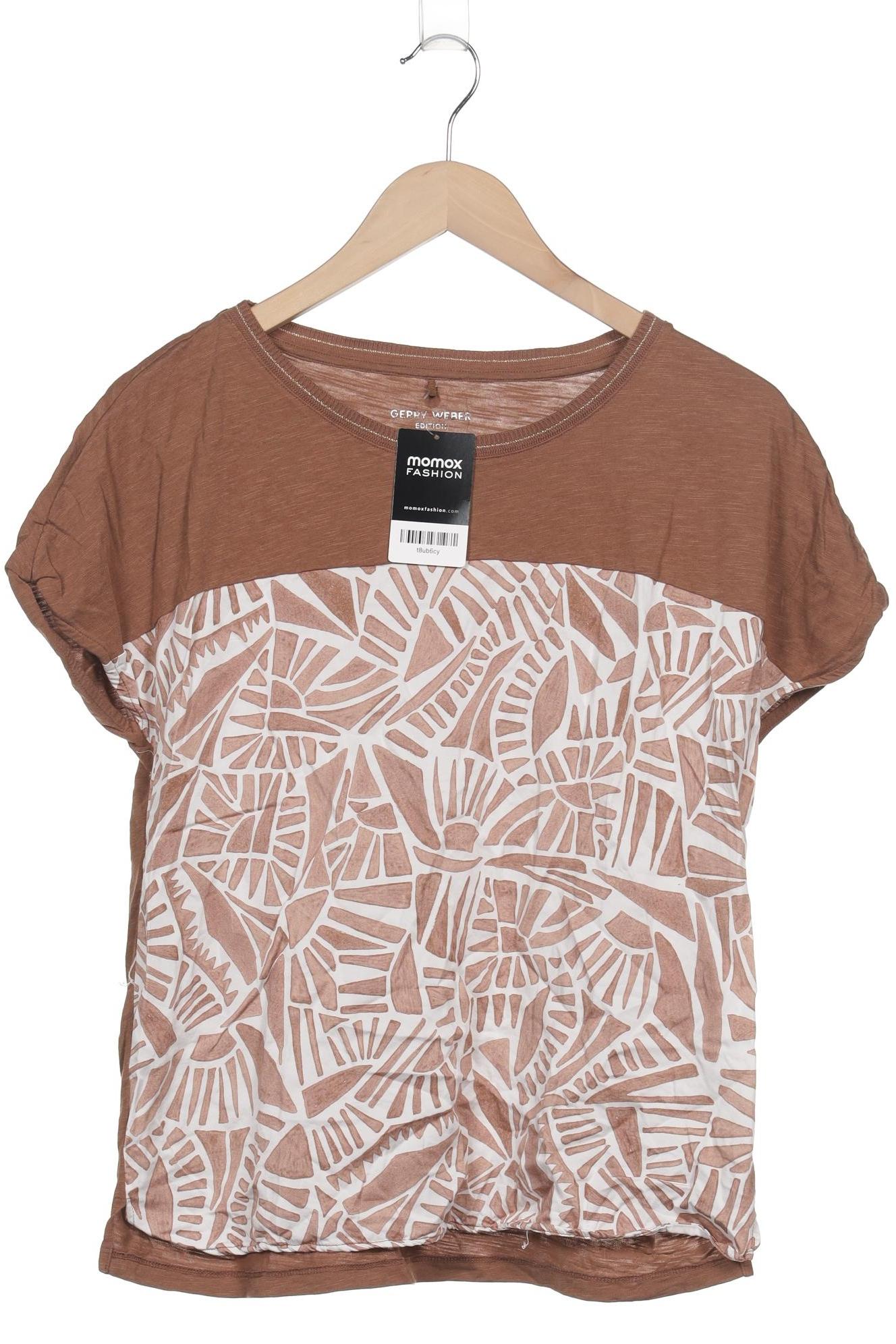 

Gerry Weber Damen T-Shirt, braun, Gr. 38