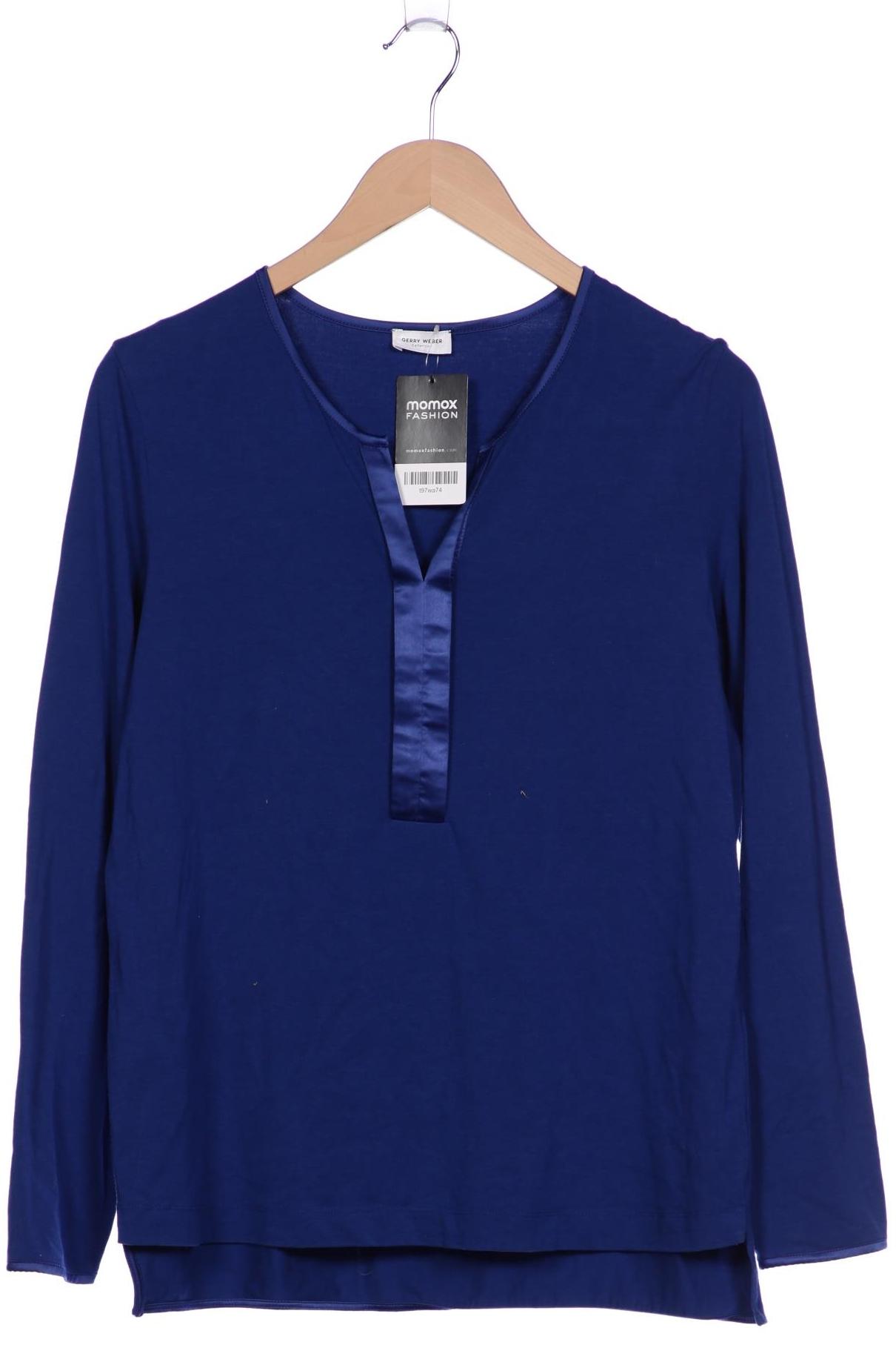 

Gerry Weber Damen Langarmshirt, blau, Gr. 42