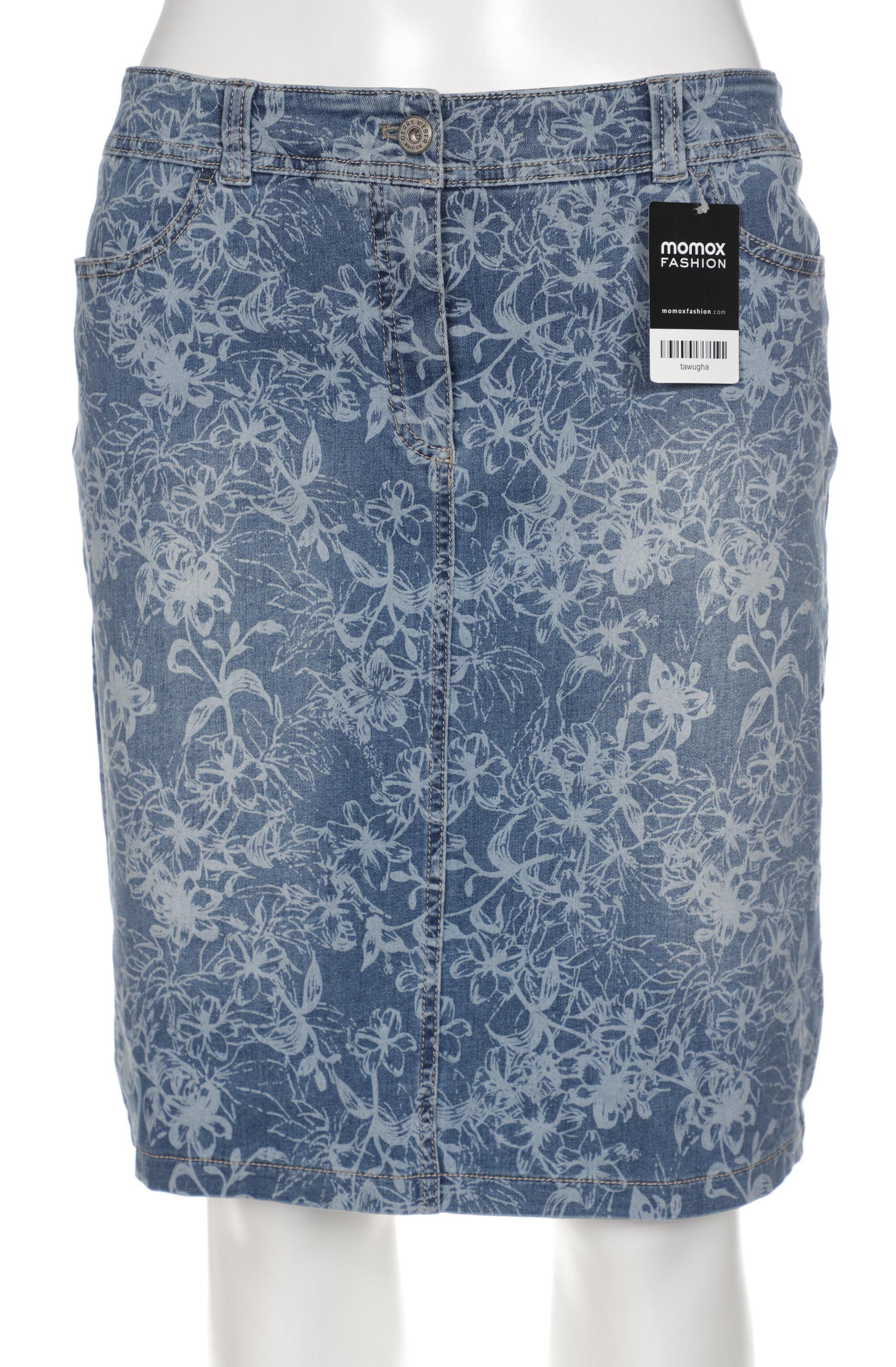 

Gerry Weber Damen Rock, blau, Gr. 42