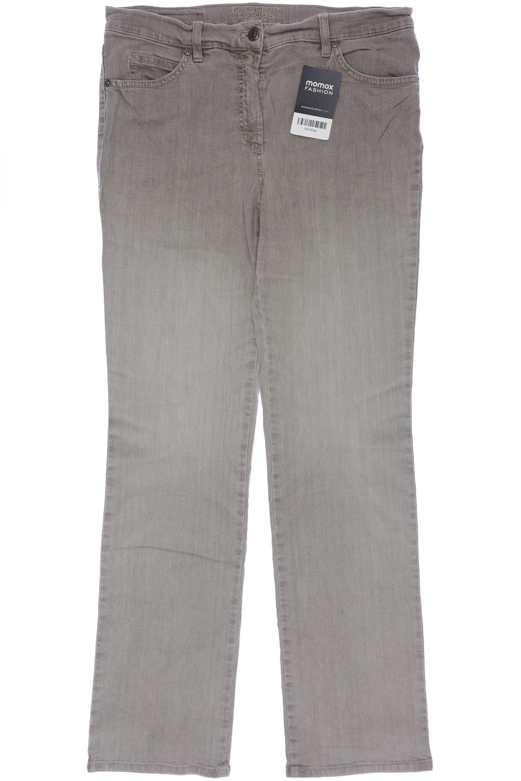 

Gerry Weber Damen Jeans, beige, Gr. 40