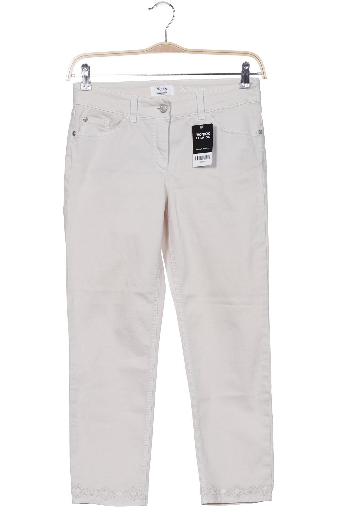 

Gerry Weber Damen Jeans, cremeweiß, Gr. 38