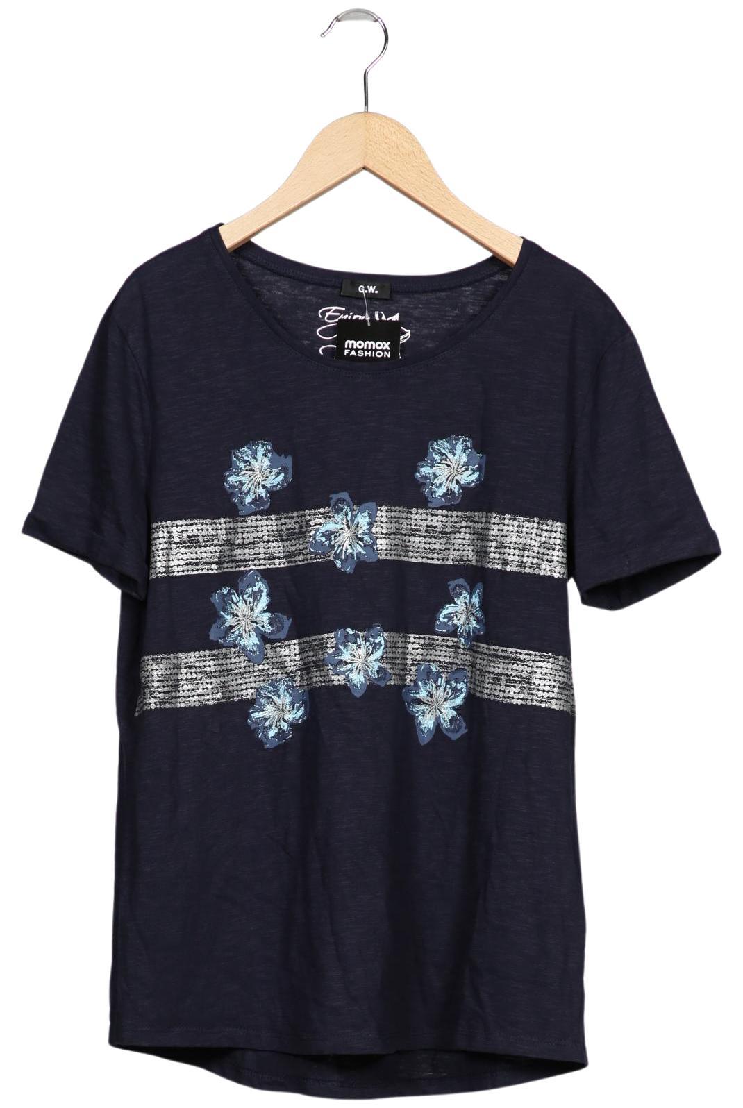 

Gerry Weber Damen T-Shirt, marineblau, Gr. 42