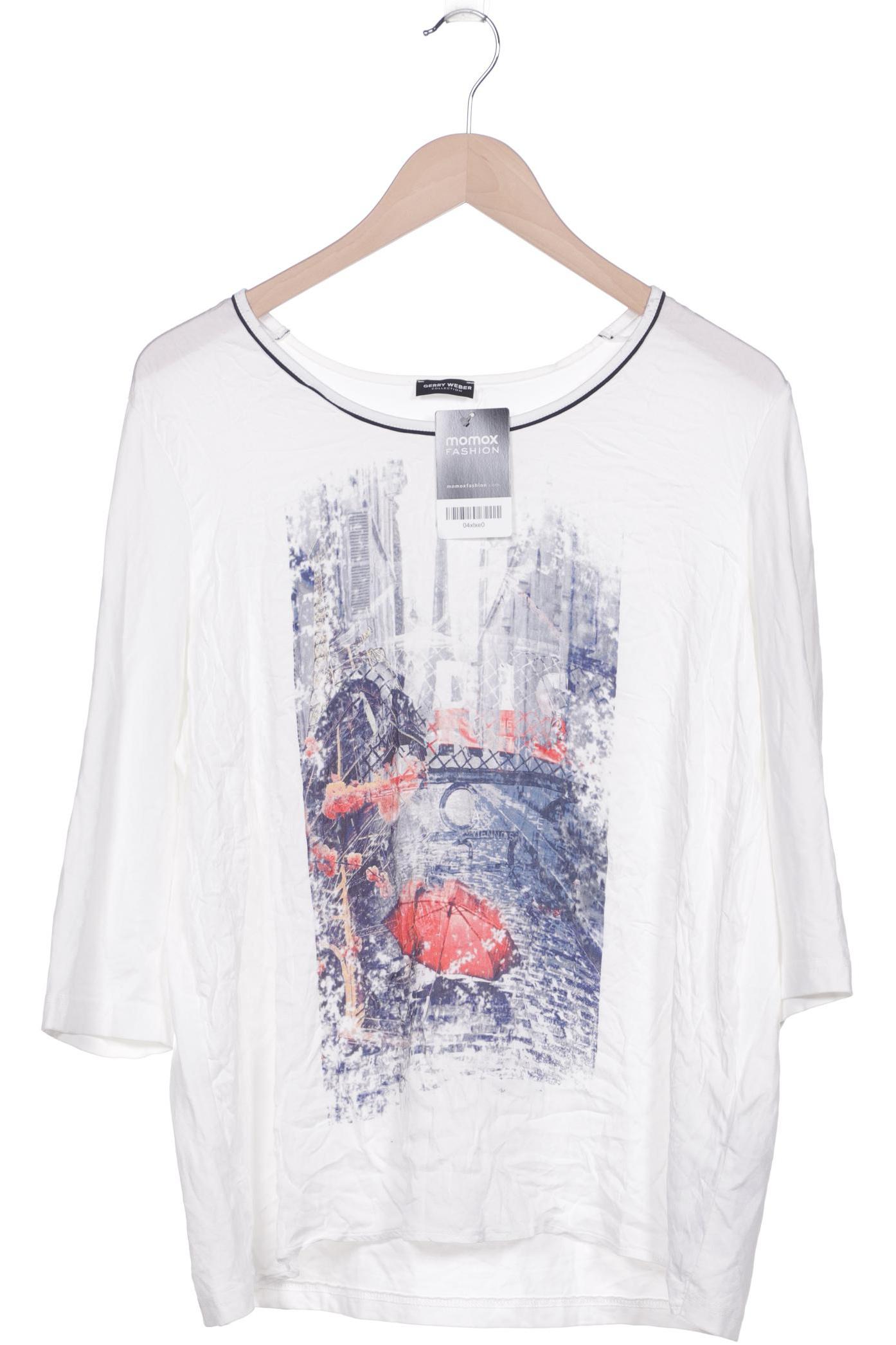

Gerry Weber Damen Langarmshirt, weiß, Gr. 46
