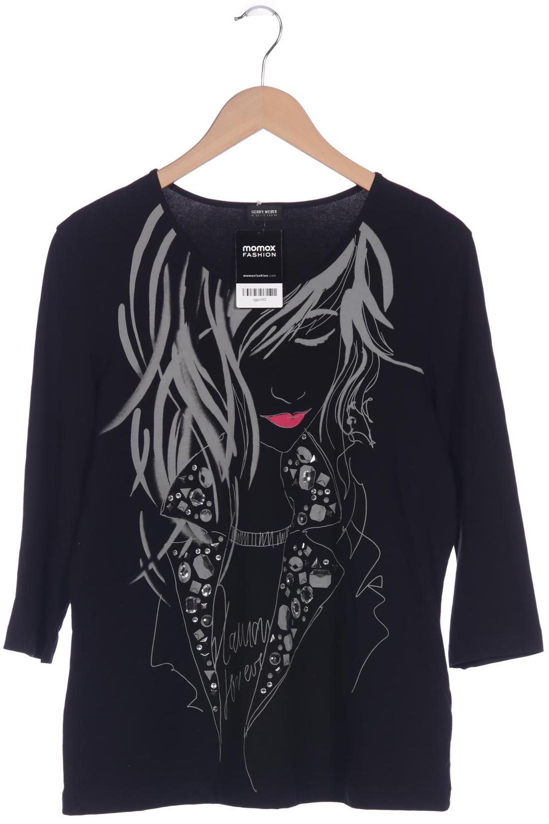 

Gerry Weber Damen Langarmshirt, schwarz, Gr. 44