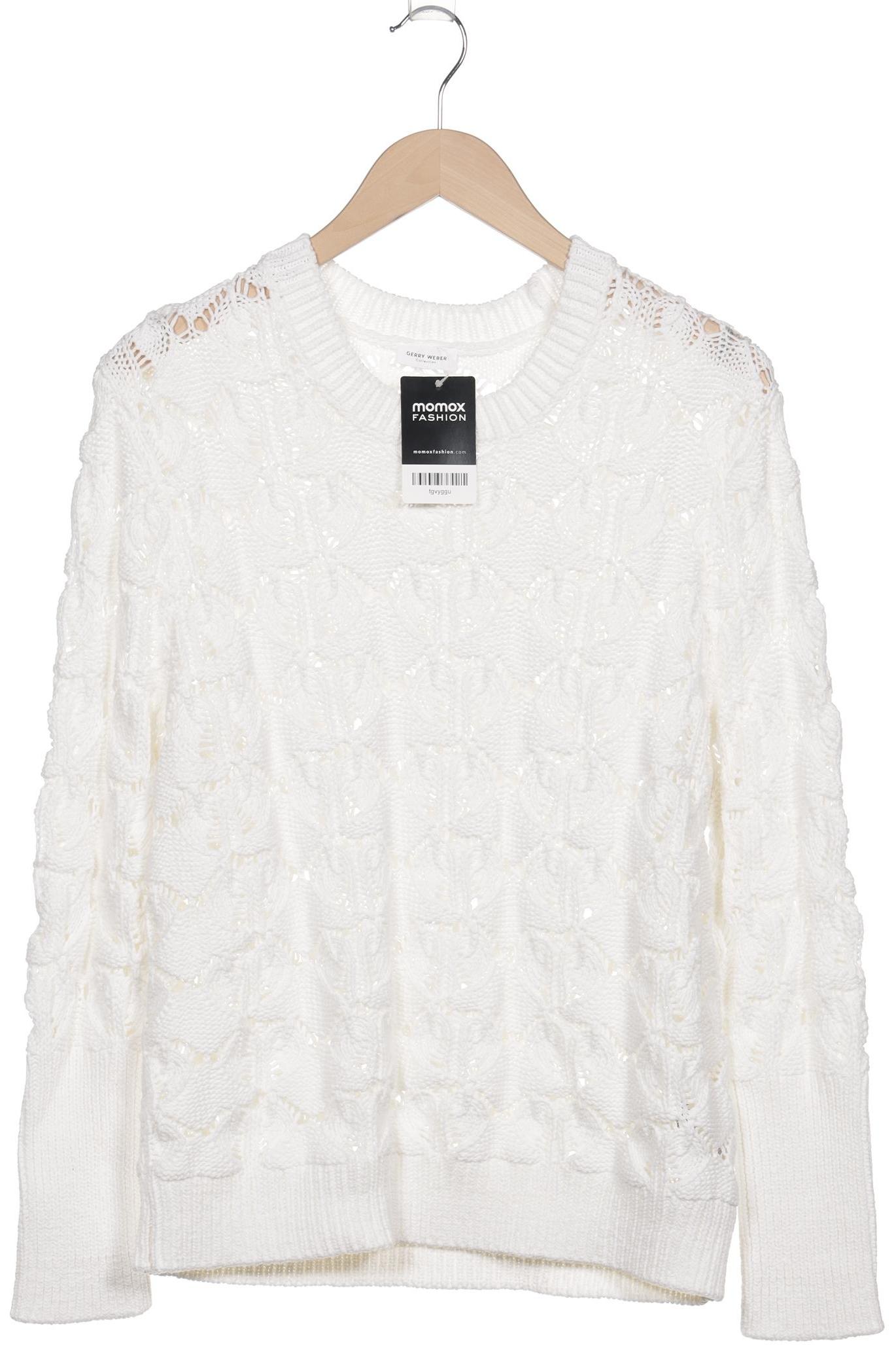 

Gerry Weber Damen Pullover, weiß, Gr. 46