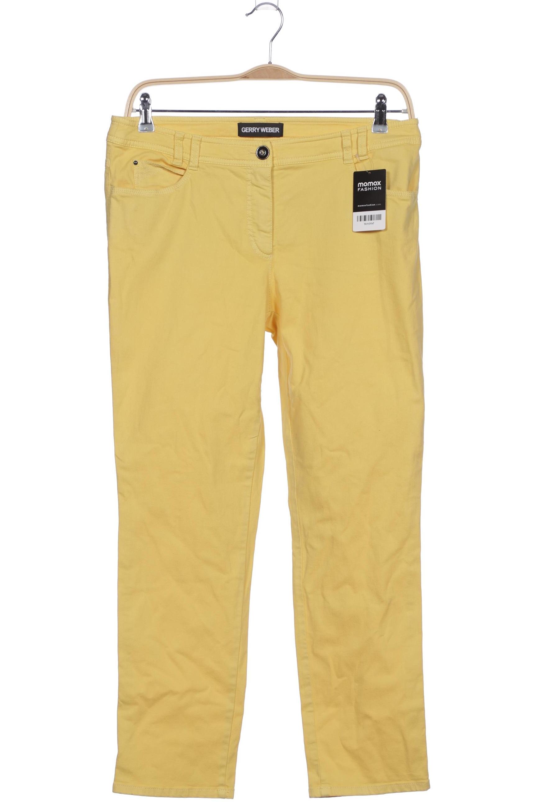

Gerry Weber Damen Stoffhose, gelb, Gr. 42