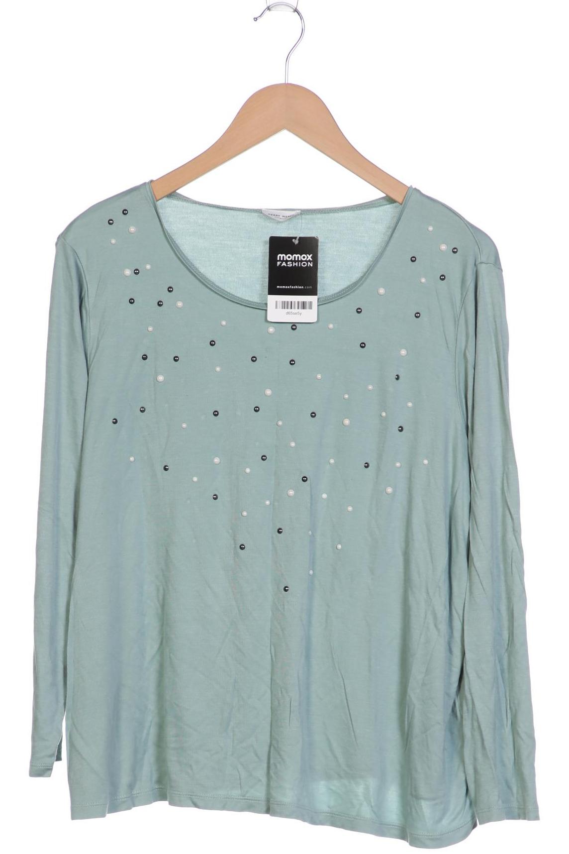

Gerry Weber Damen Langarmshirt, türkis, Gr. 38