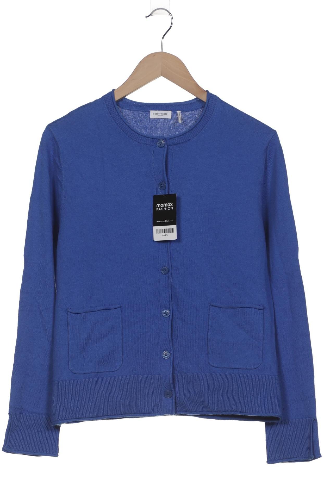 

Gerry Weber Damen Strickjacke, blau, Gr. 42