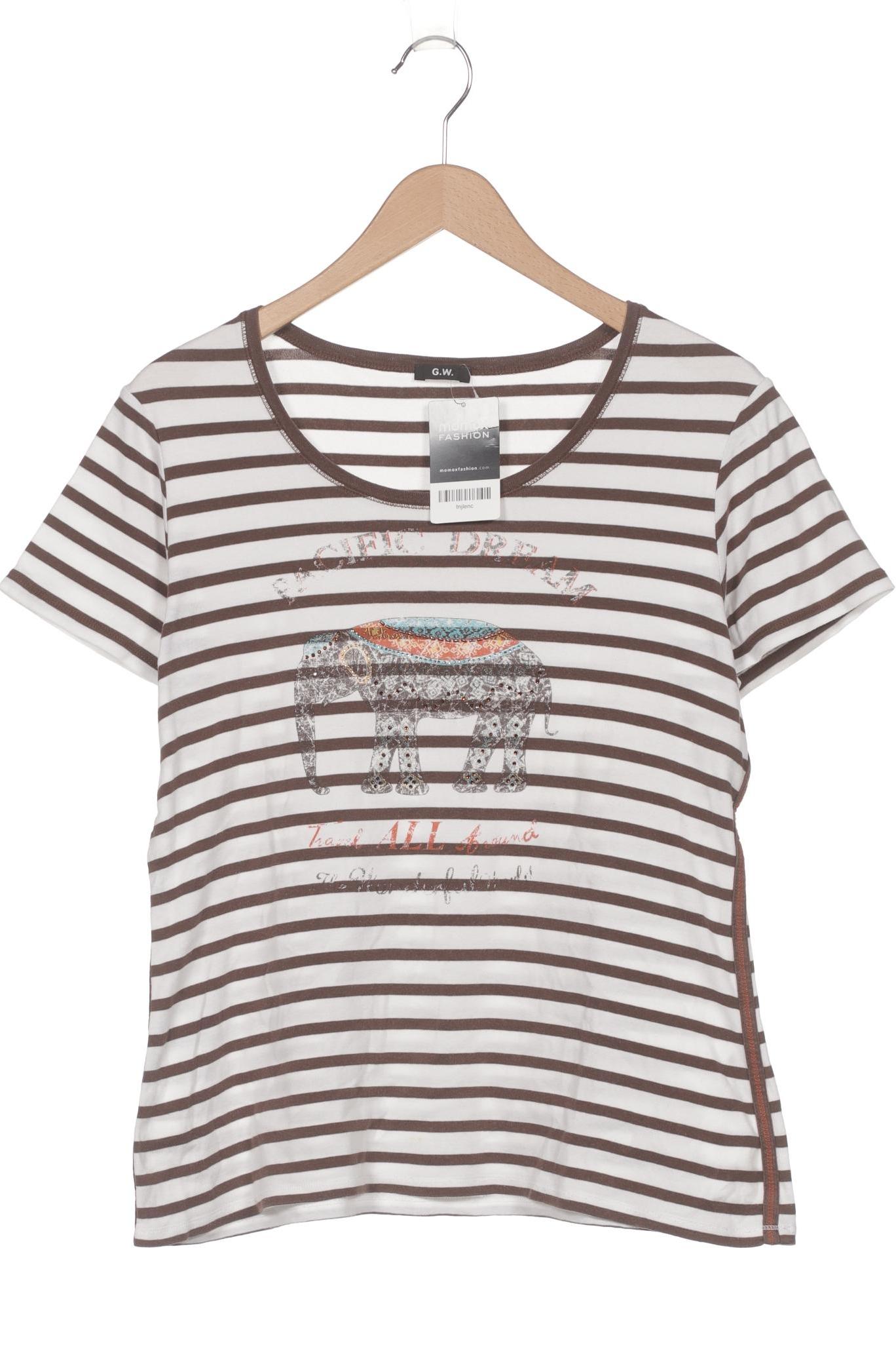 

Gerry Weber Damen T-Shirt, weiß, Gr. 42