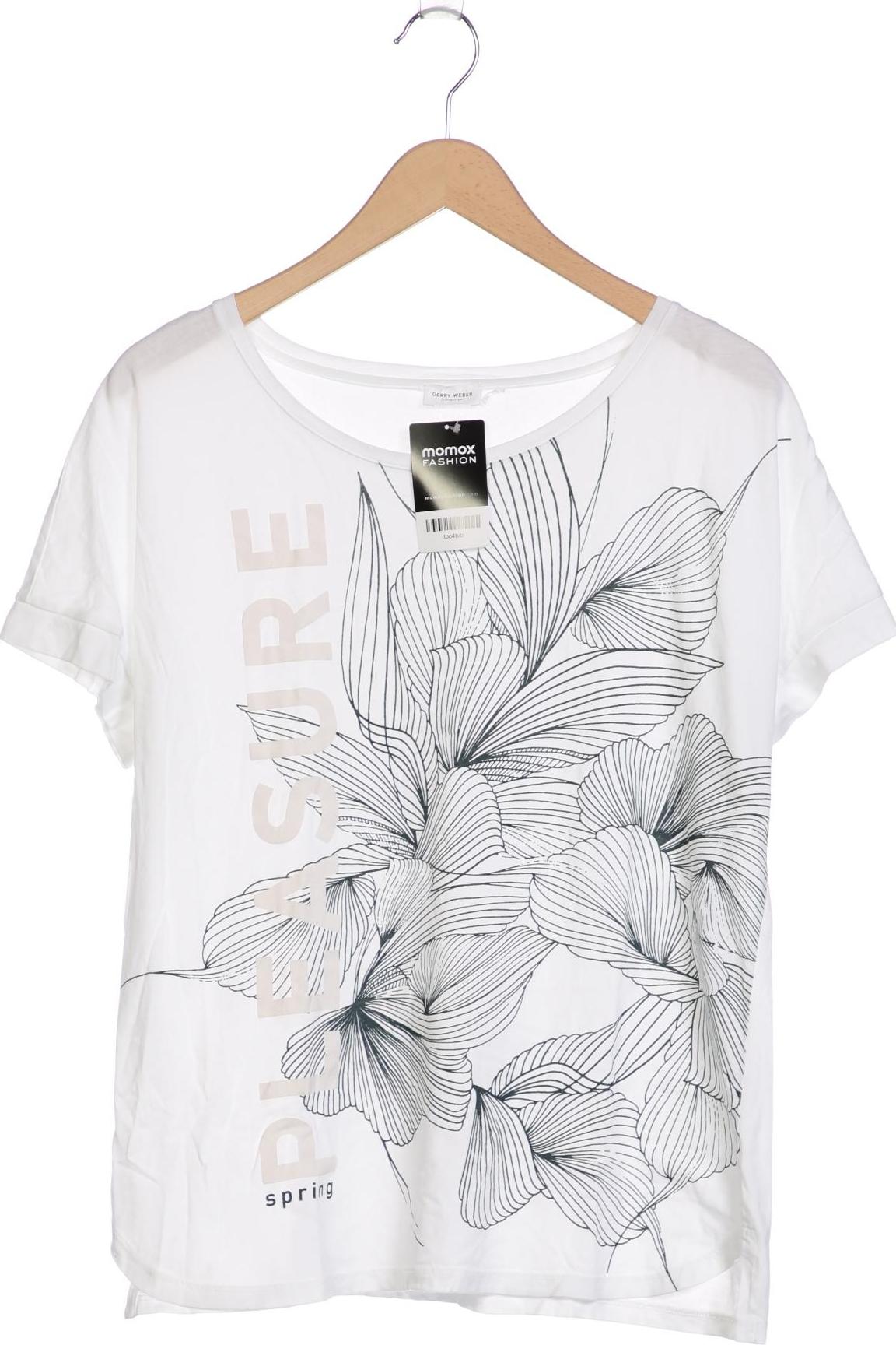 

Gerry Weber Damen T-Shirt, weiß, Gr. 44