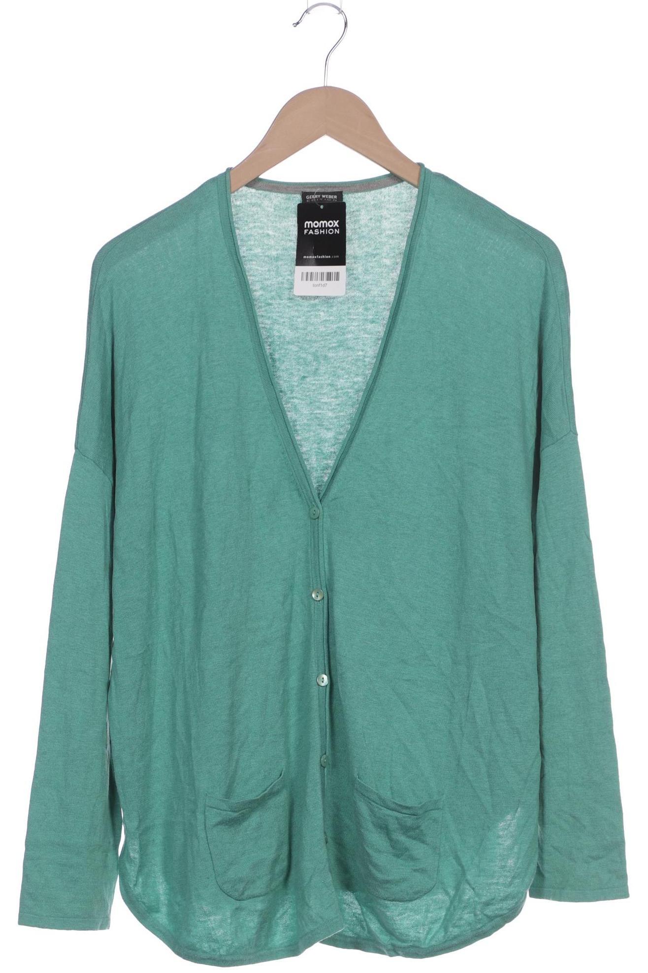 

Gerry Weber Damen Strickjacke, grün, Gr. 40
