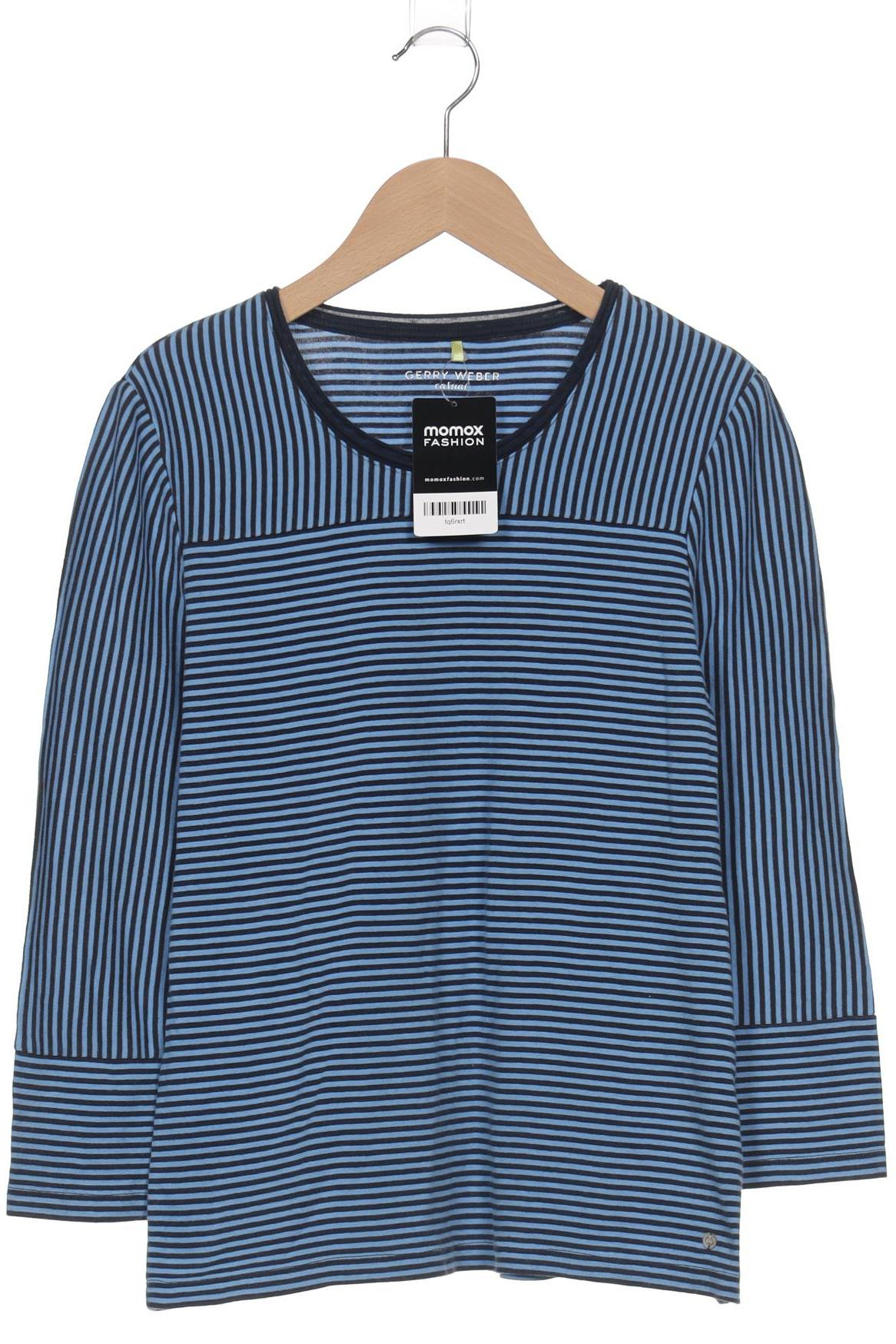 

Gerry Weber Damen Langarmshirt, blau, Gr. 36