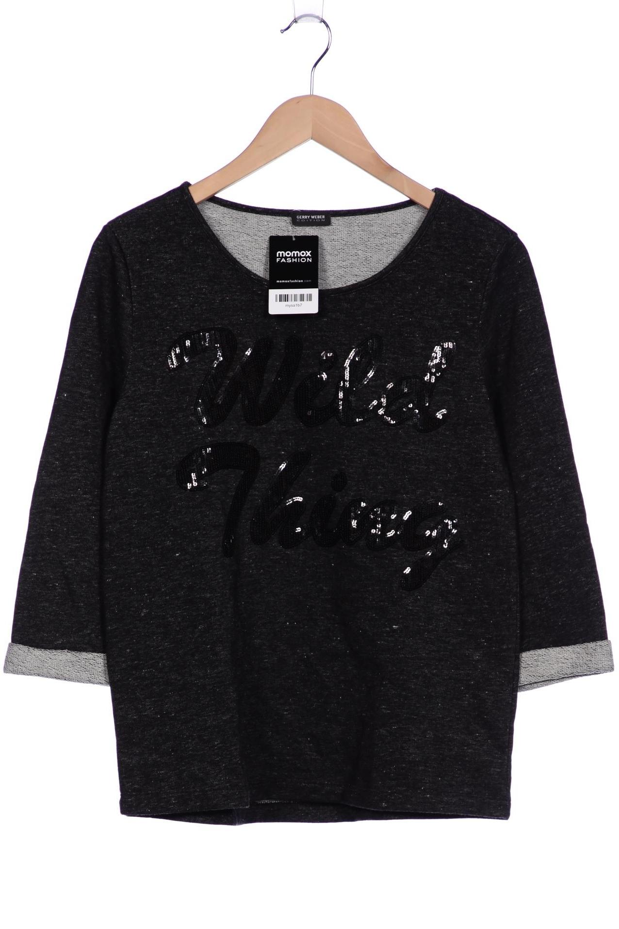 

Gerry Weber Damen Sweatshirt, schwarz, Gr. 38