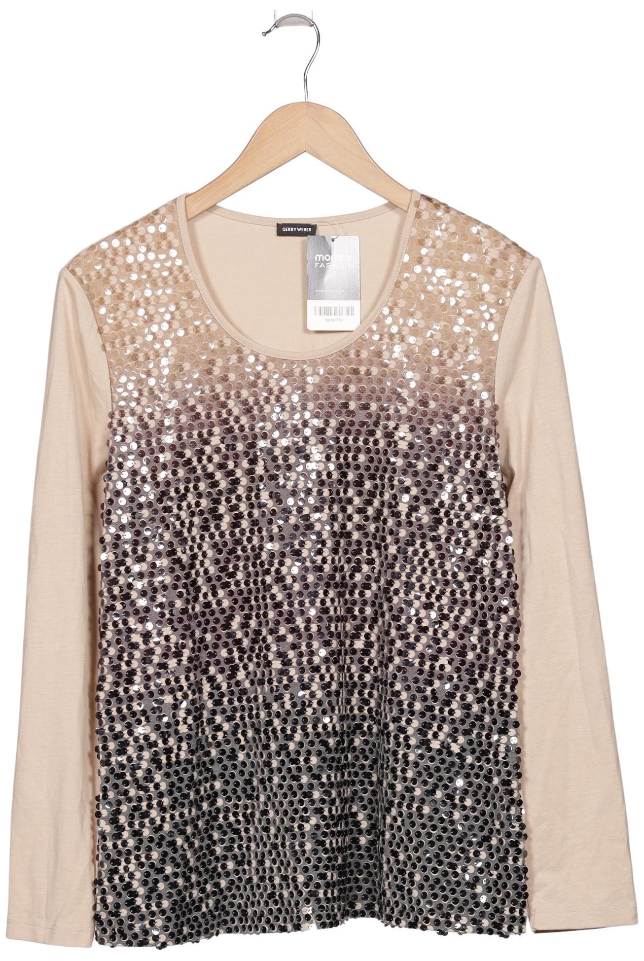 

Gerry Weber Damen Langarmshirt, beige, Gr. 42