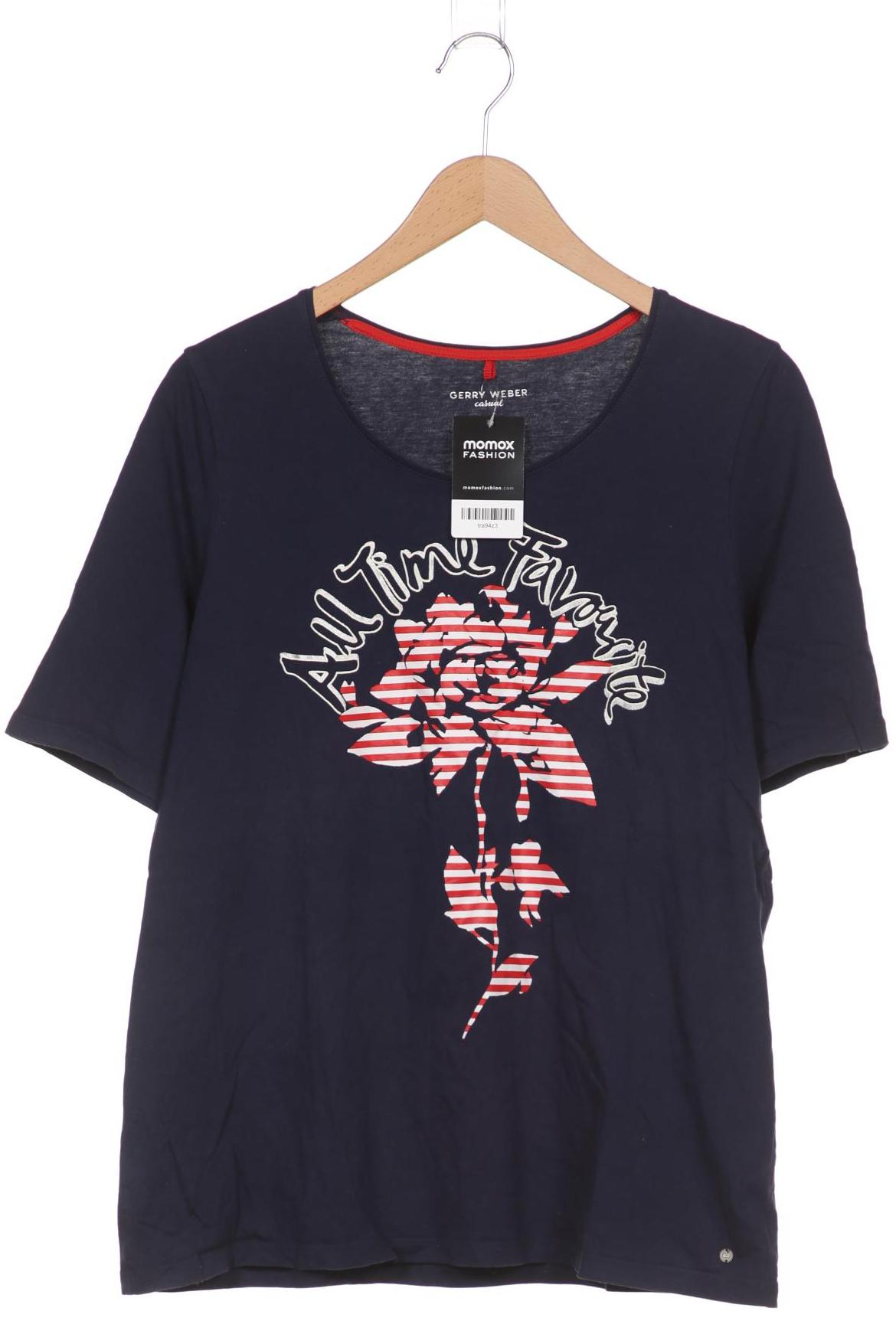 

Gerry Weber Damen T-Shirt, marineblau, Gr. 48