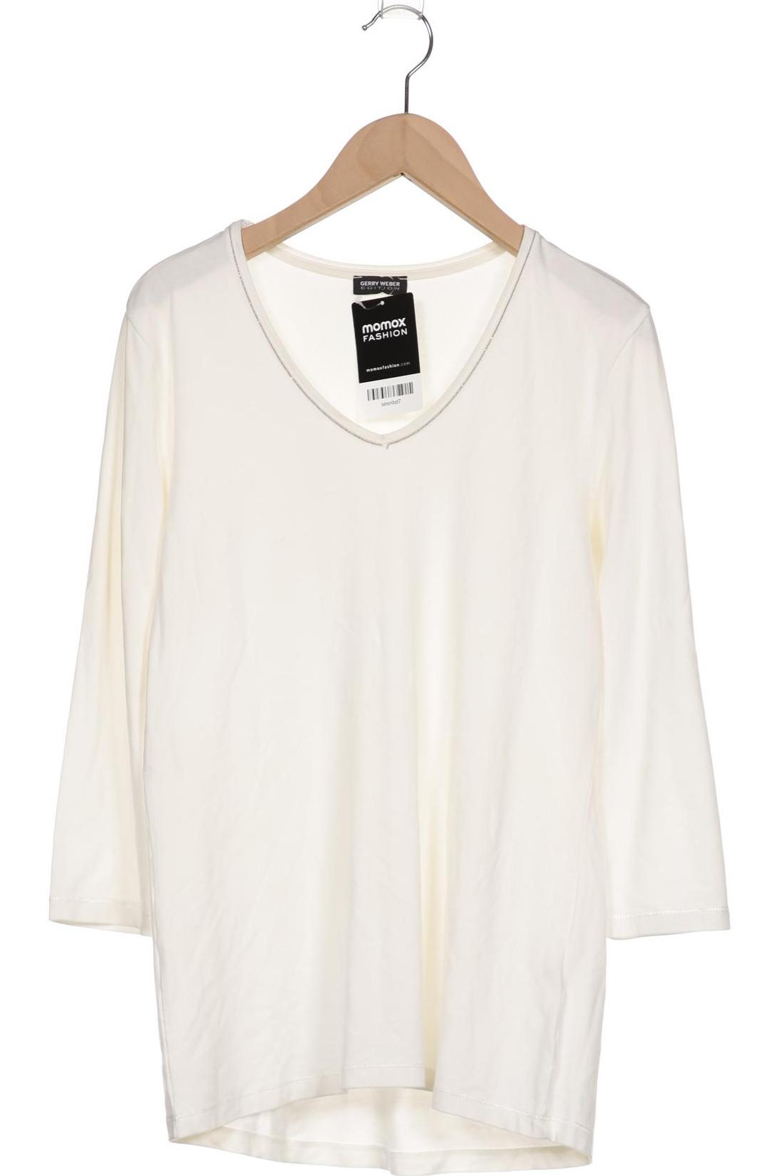 

Gerry Weber Damen Langarmshirt, cremeweiß, Gr. 36