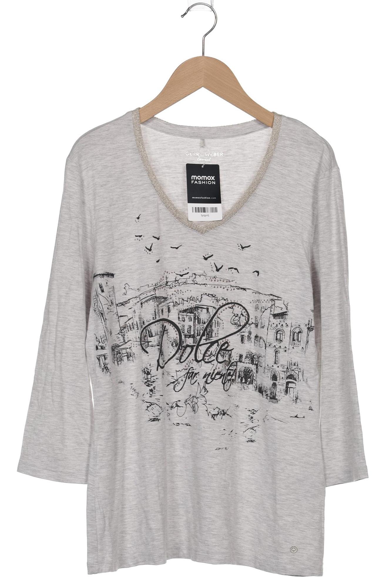 

Gerry Weber Damen Langarmshirt, grau, Gr. 40