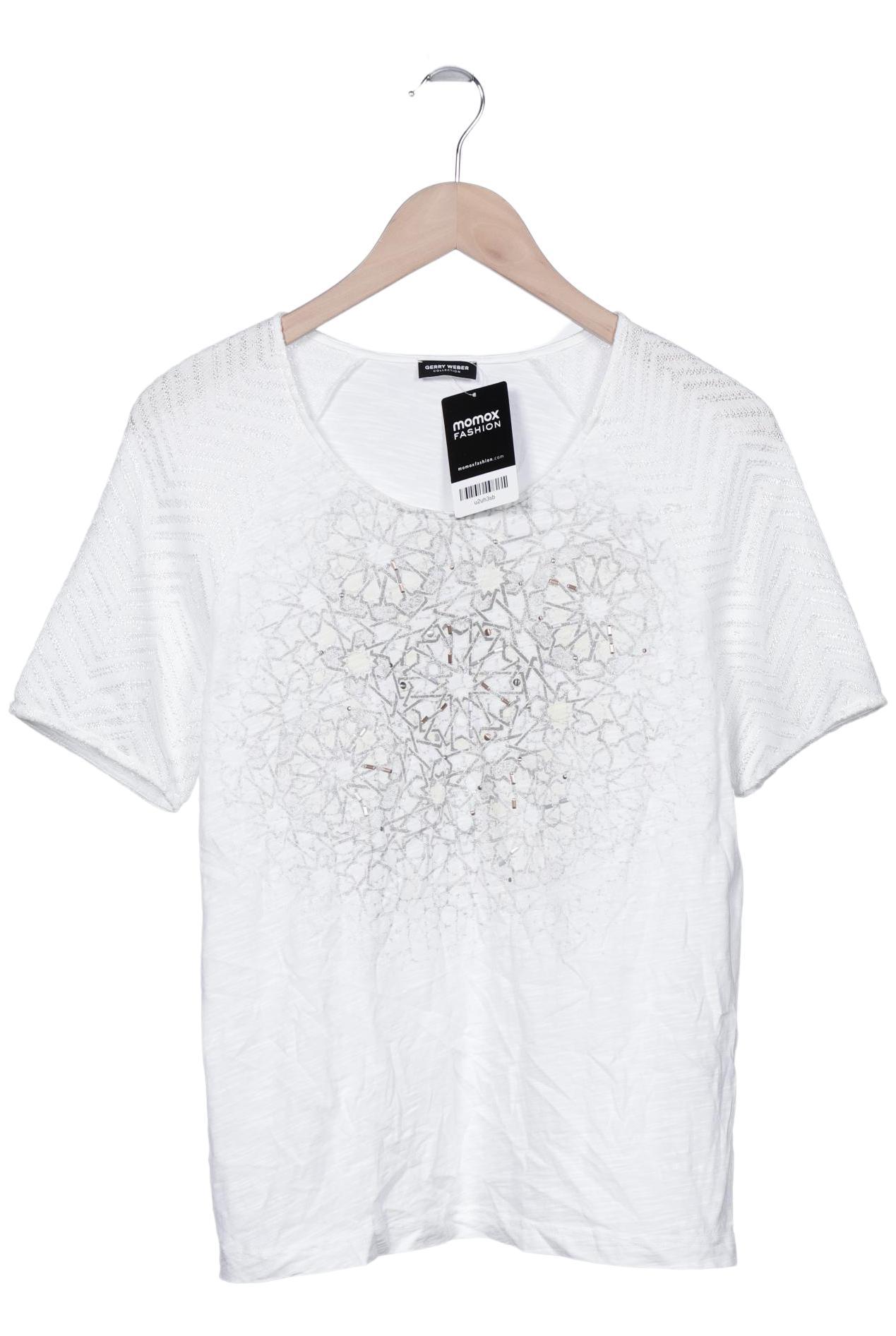 

Gerry Weber Damen T-Shirt, weiß, Gr. 42
