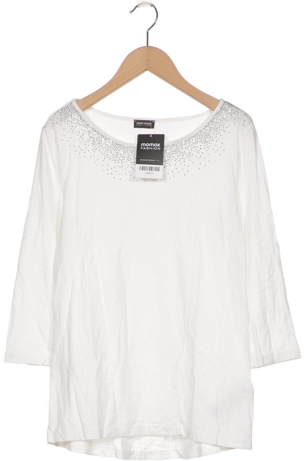 

Gerry Weber Damen Langarmshirt, weiß, Gr. 38