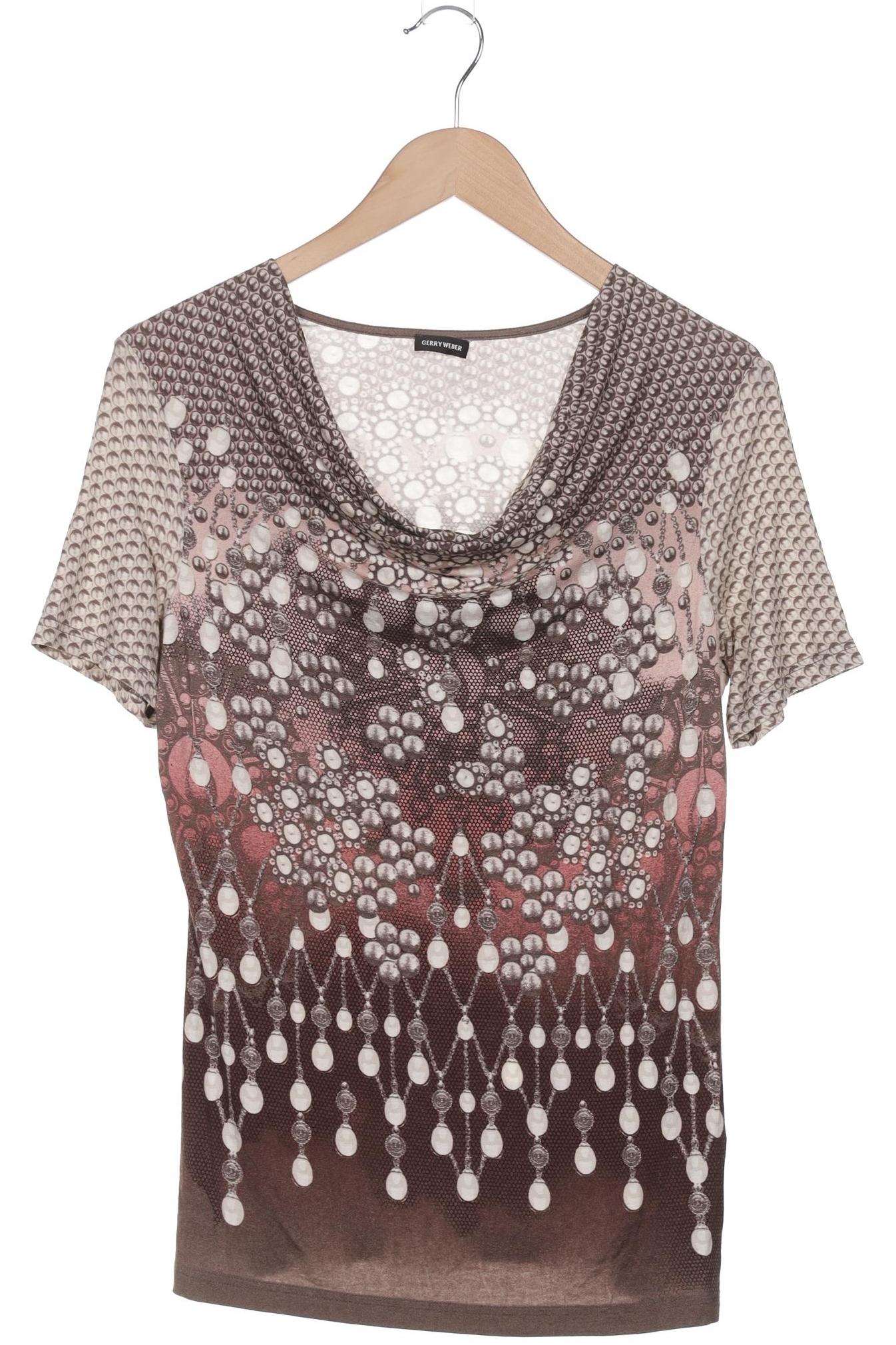 

Gerry Weber Damen T-Shirt, braun, Gr. 38