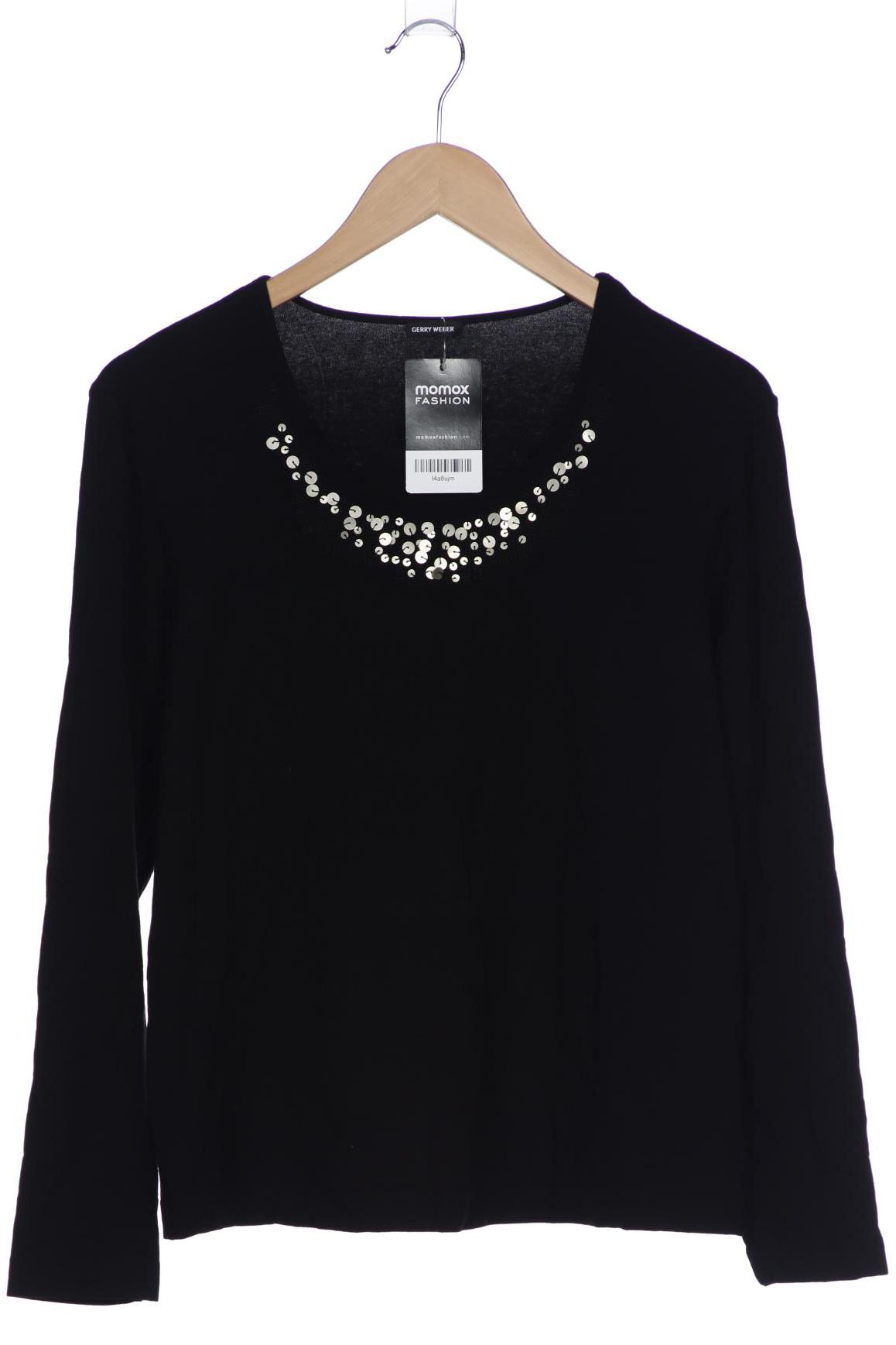 

Gerry Weber Damen Langarmshirt, schwarz, Gr. 42