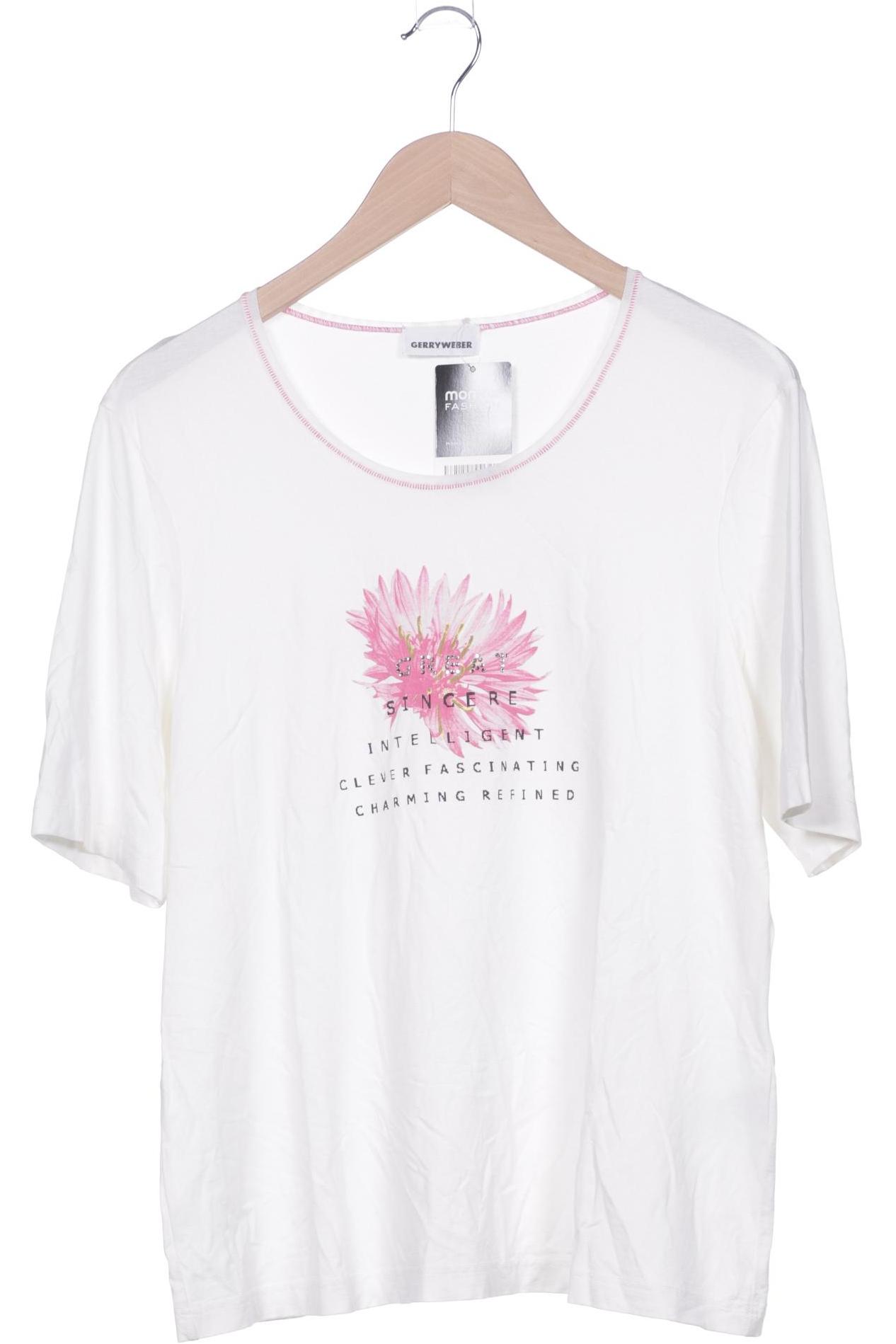 

Gerry Weber Damen T-Shirt, cremeweiß, Gr. 44