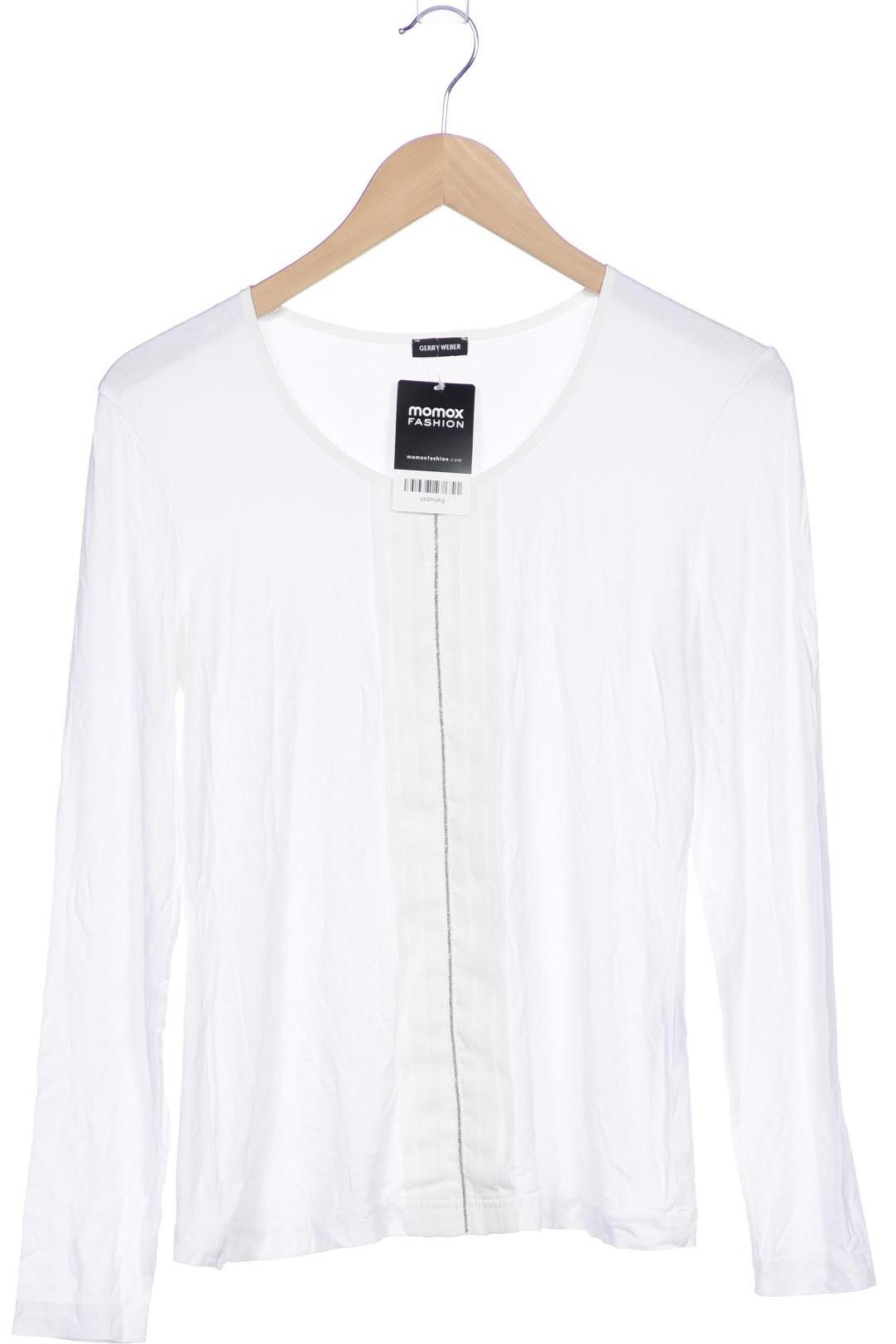 

Gerry Weber Damen Langarmshirt, weiß, Gr. 36