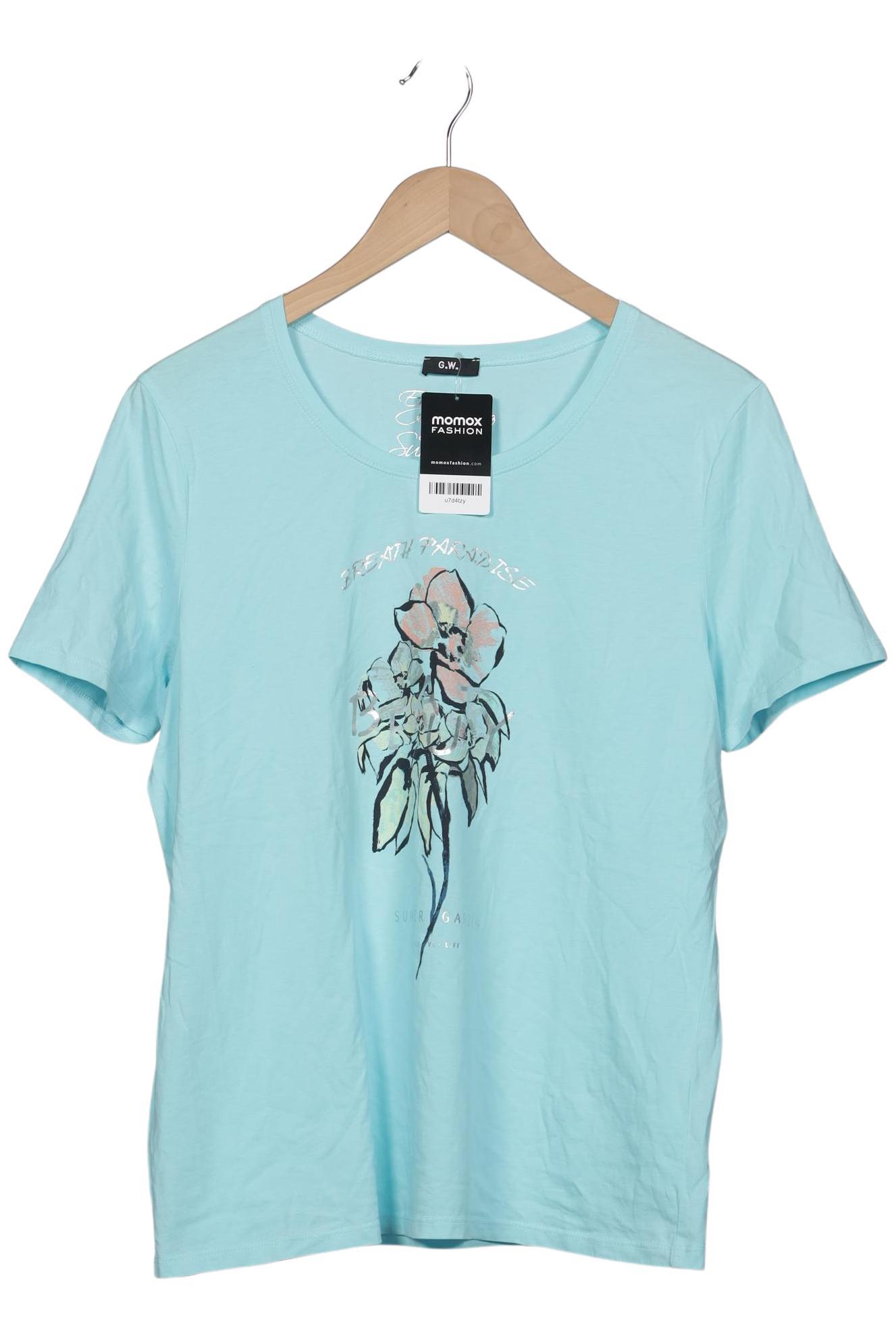 

Gerry Weber Damen T-Shirt, hellblau, Gr. 44