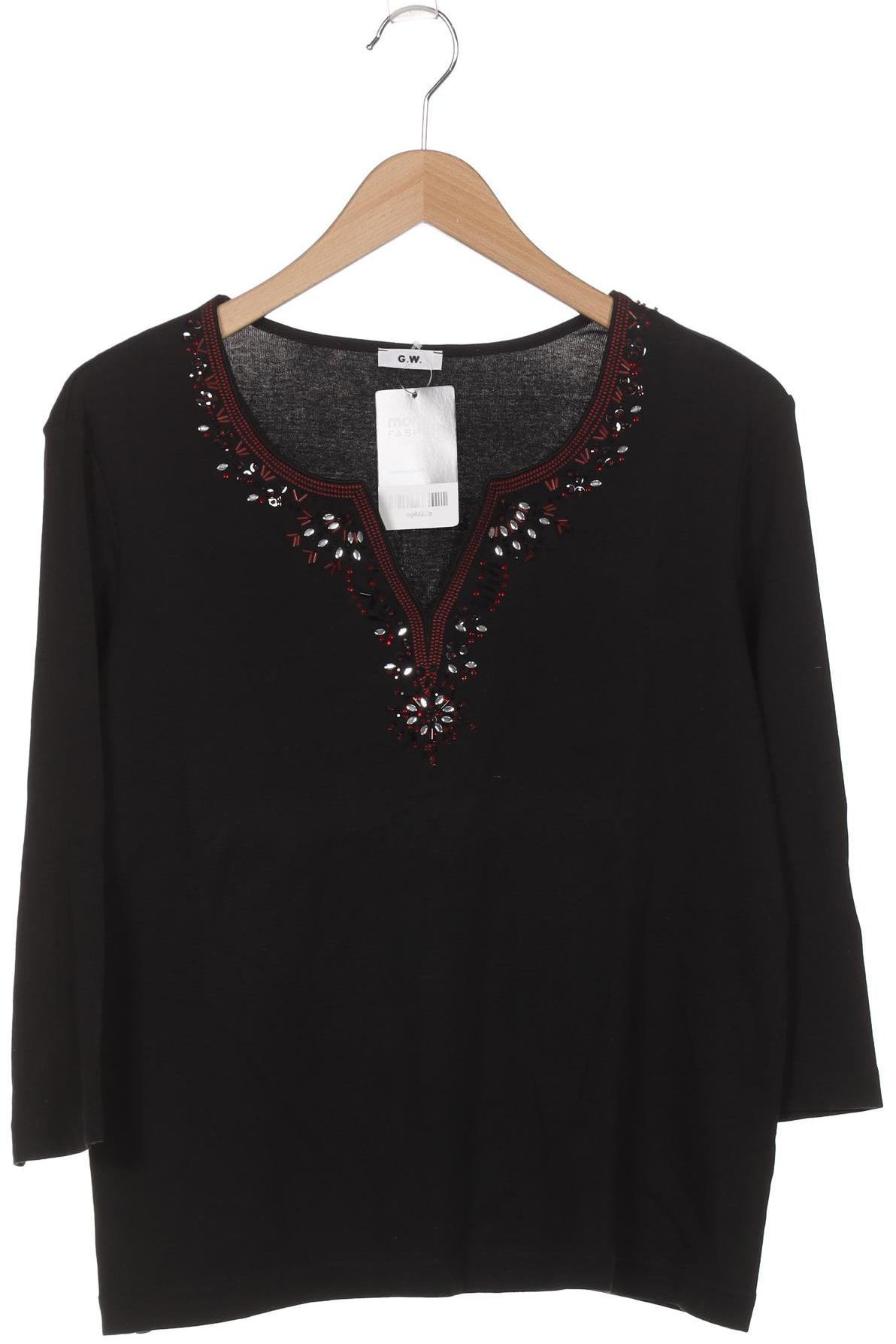 

Gerry Weber Damen Langarmshirt, schwarz, Gr. 44