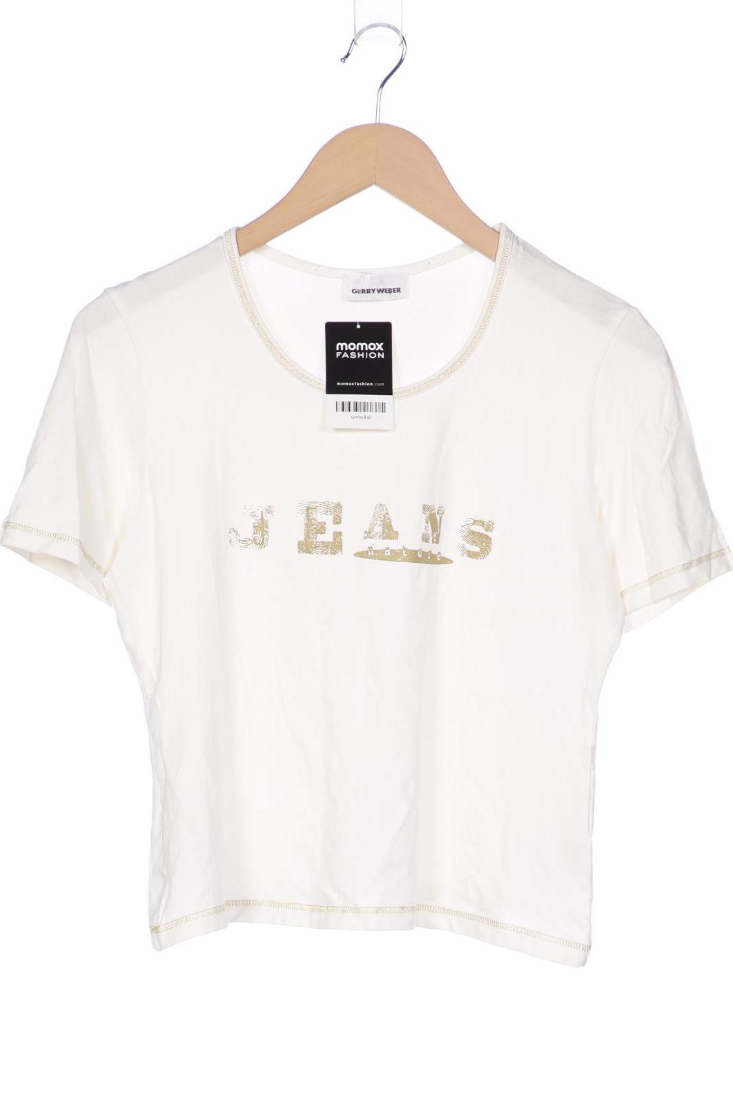 

Gerry Weber Damen T-Shirt, cremeweiß, Gr. 40