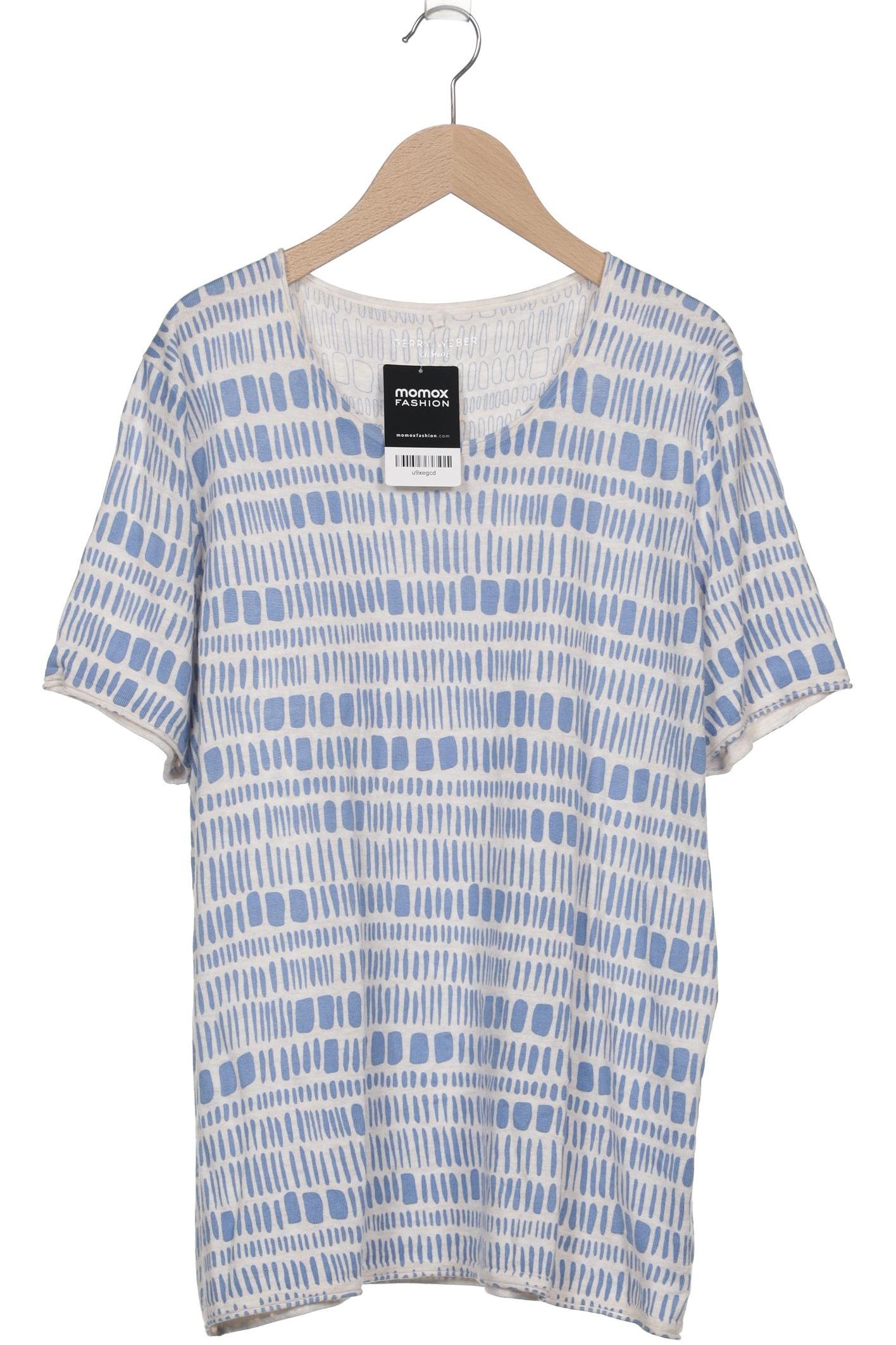 

Gerry Weber Damen T-Shirt, blau, Gr. 48