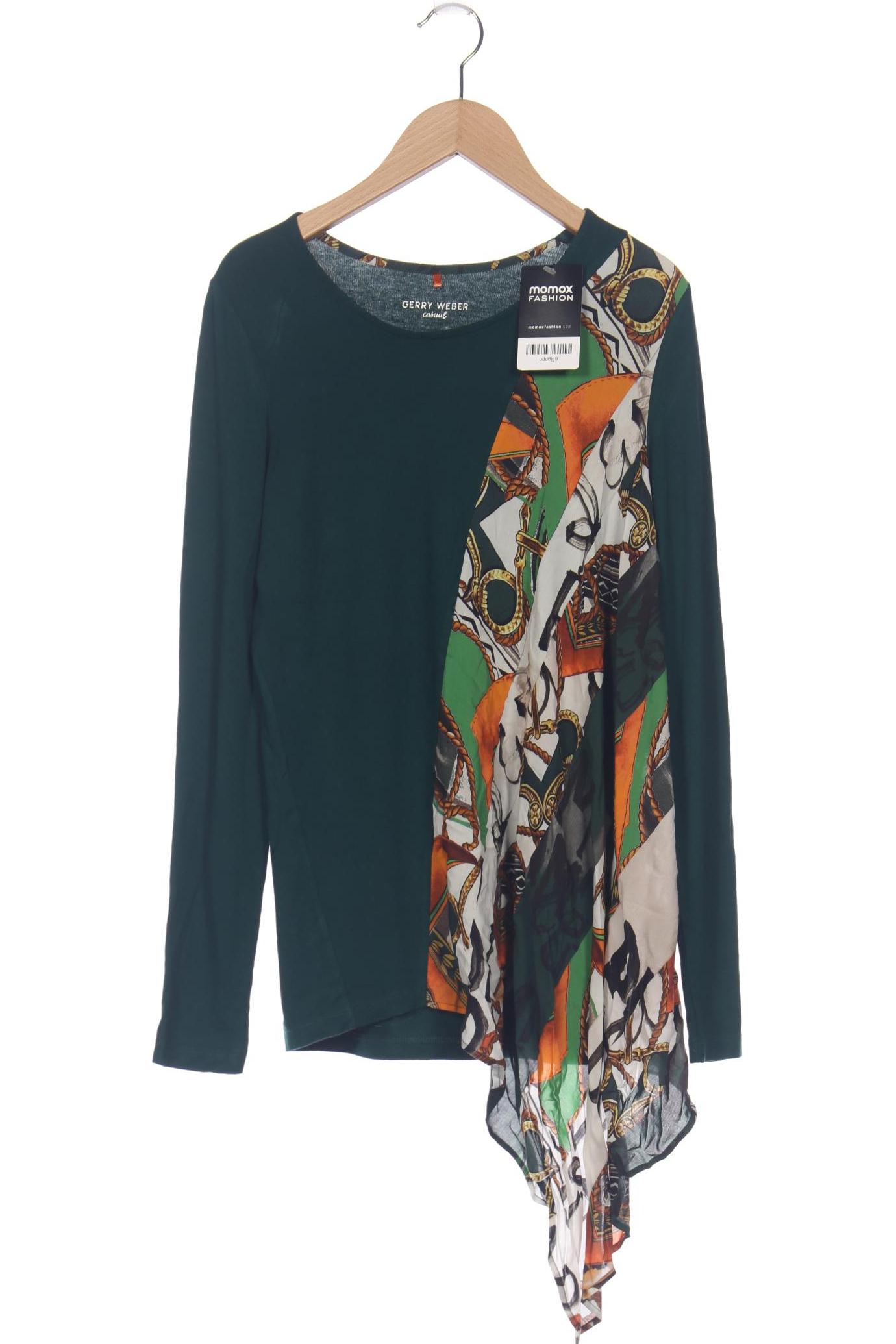 

Gerry Weber Damen Langarmshirt, grün, Gr. 34