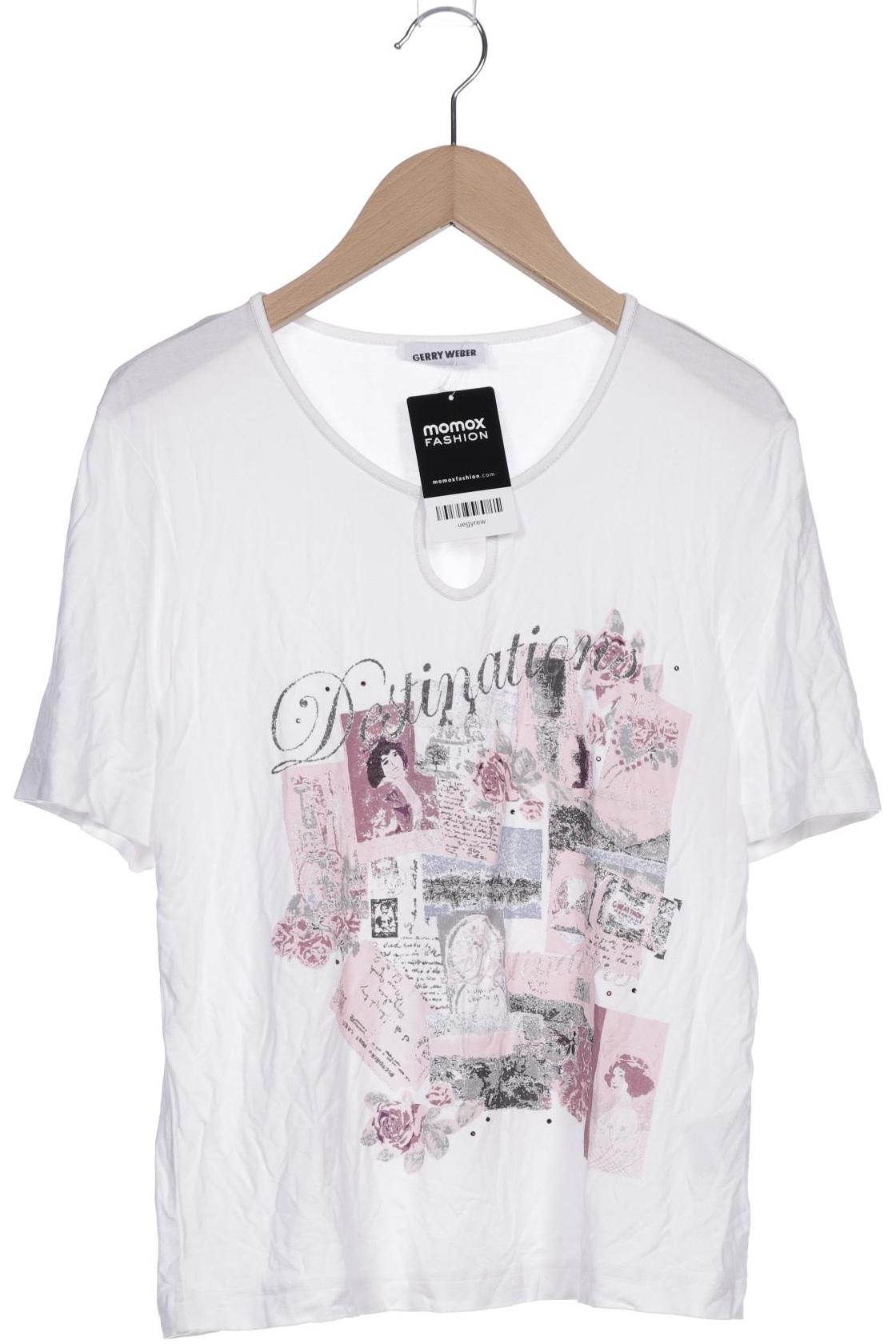 

Gerry Weber Damen T-Shirt, weiß, Gr. 40